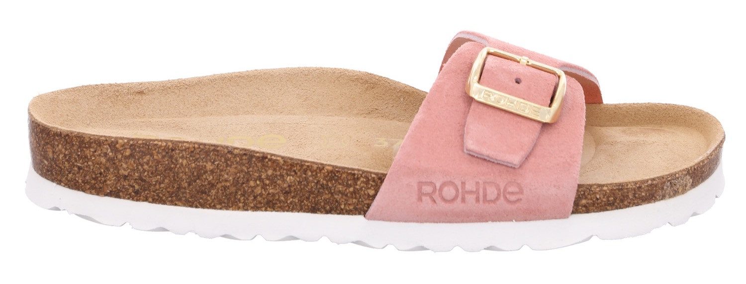 Rohde Slippers , sleehak, zomerschoenen, slippers met voorgevormd soft voetbed