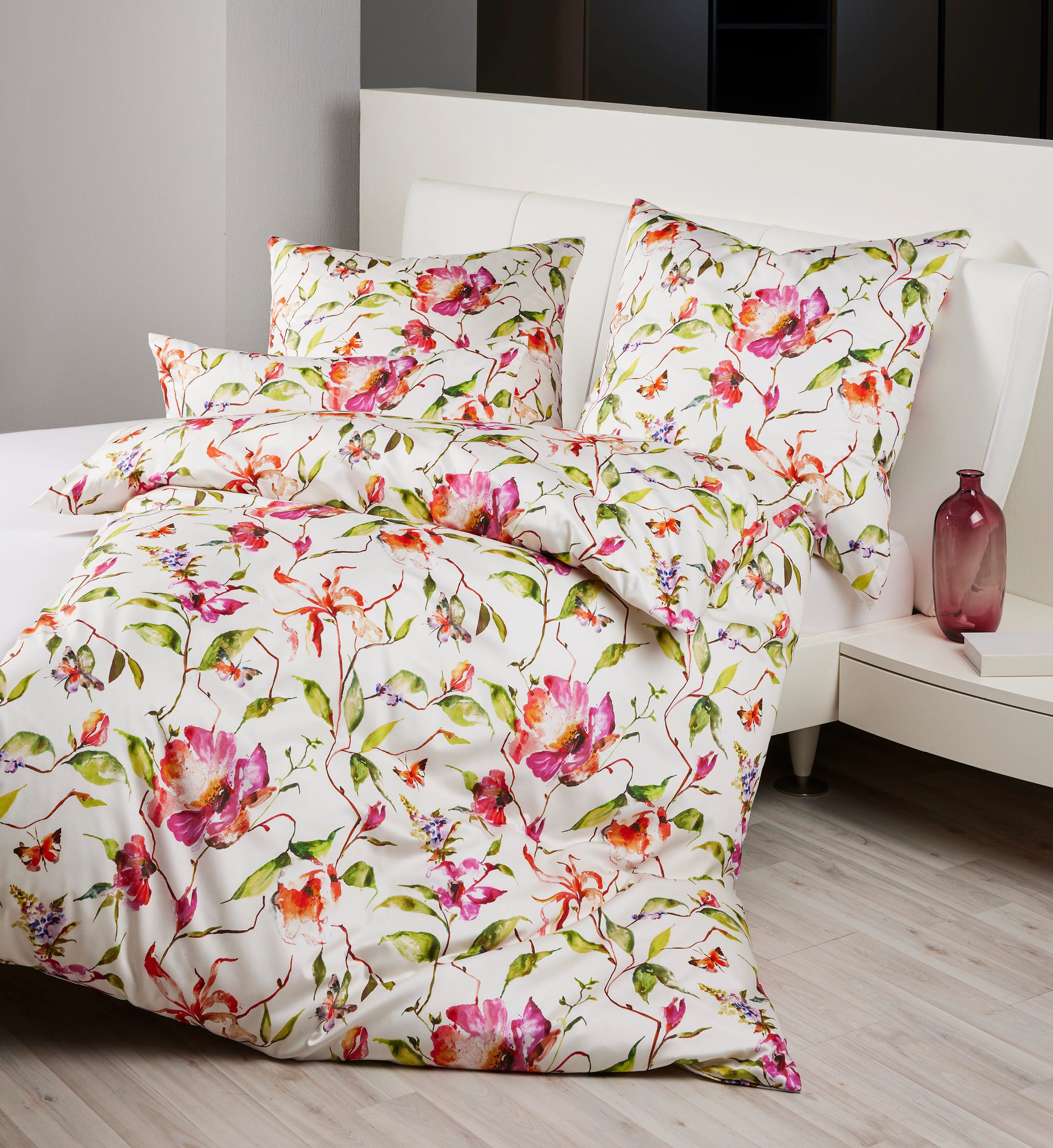 Janine Omkeerbaar beddengoed Milano 4511145111 09 135X200,80x80 dekbedovertrekken multicolor