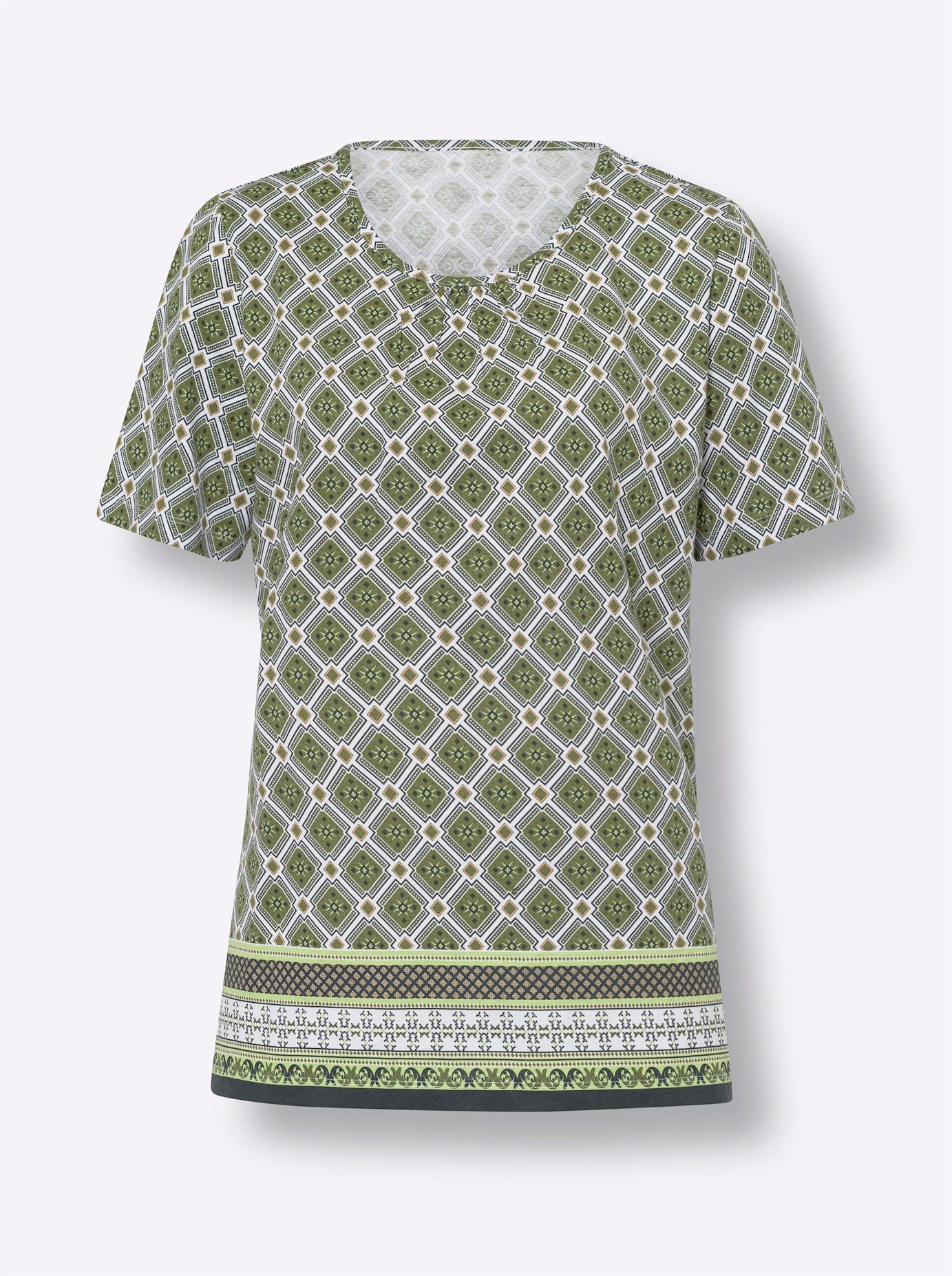 Classic Basics Shirt met korte mouwen Shirt met ronde hals (1-delig)