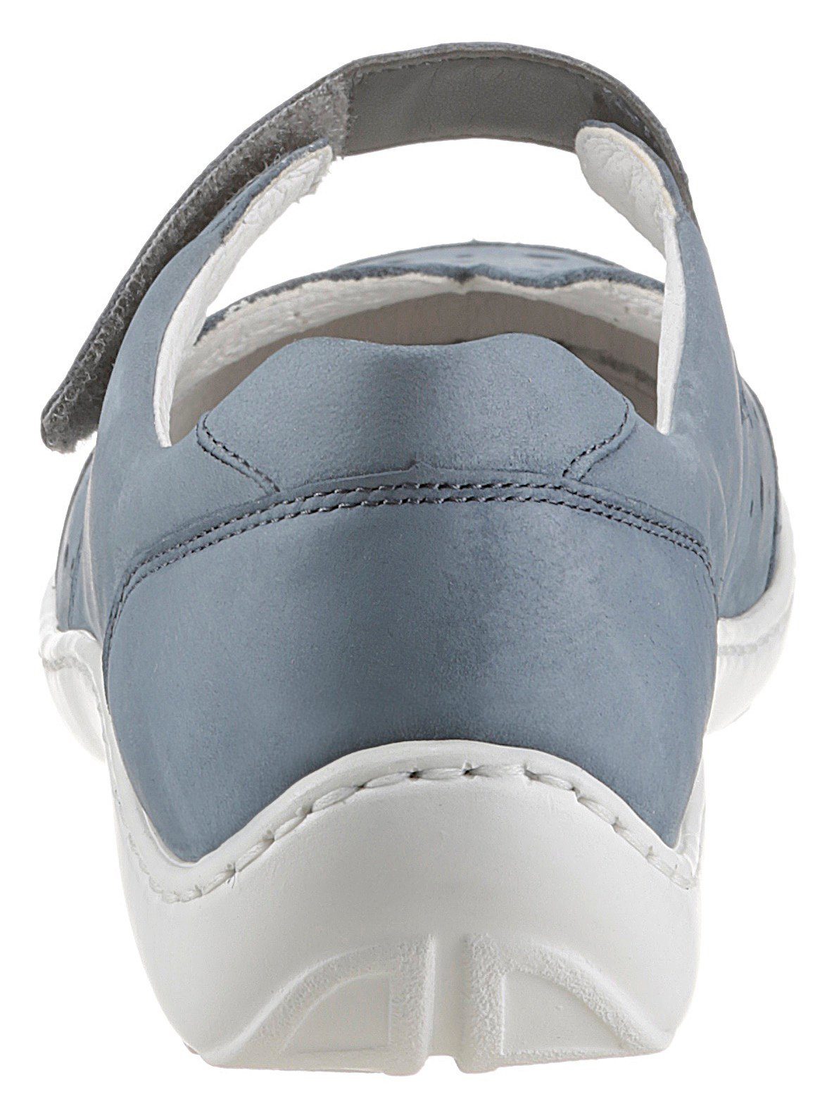 Waldläufer Ballerina's Henni Klittenbandschoen, comfortschoen met perforatie, H-breedte