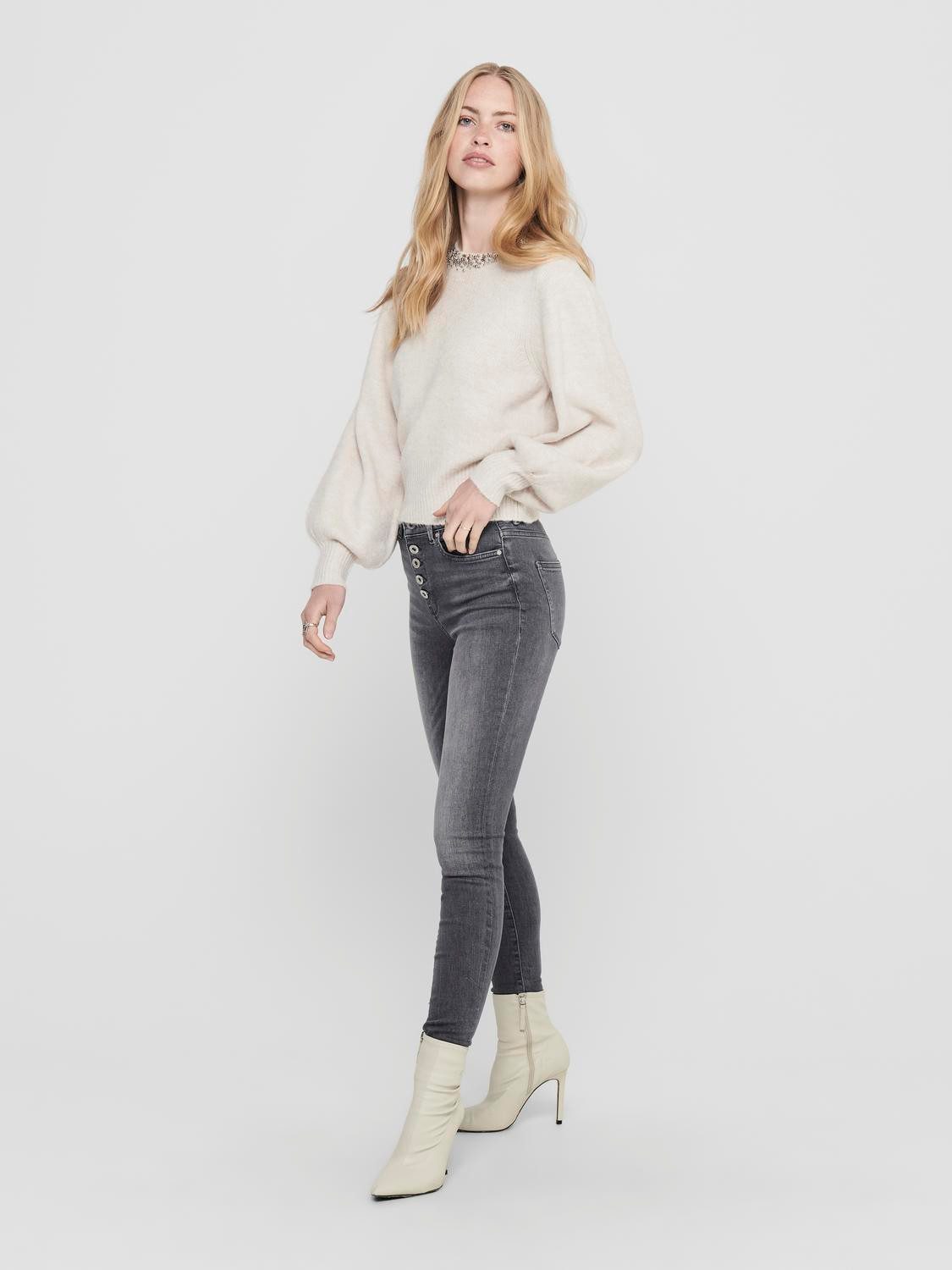Only Gebreide trui ONLELSA L/S PULLOVER KNT NOOS