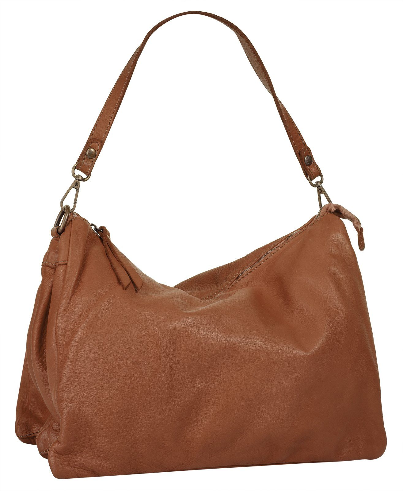 Samantha Look Schoudertas echt leer, made in italy