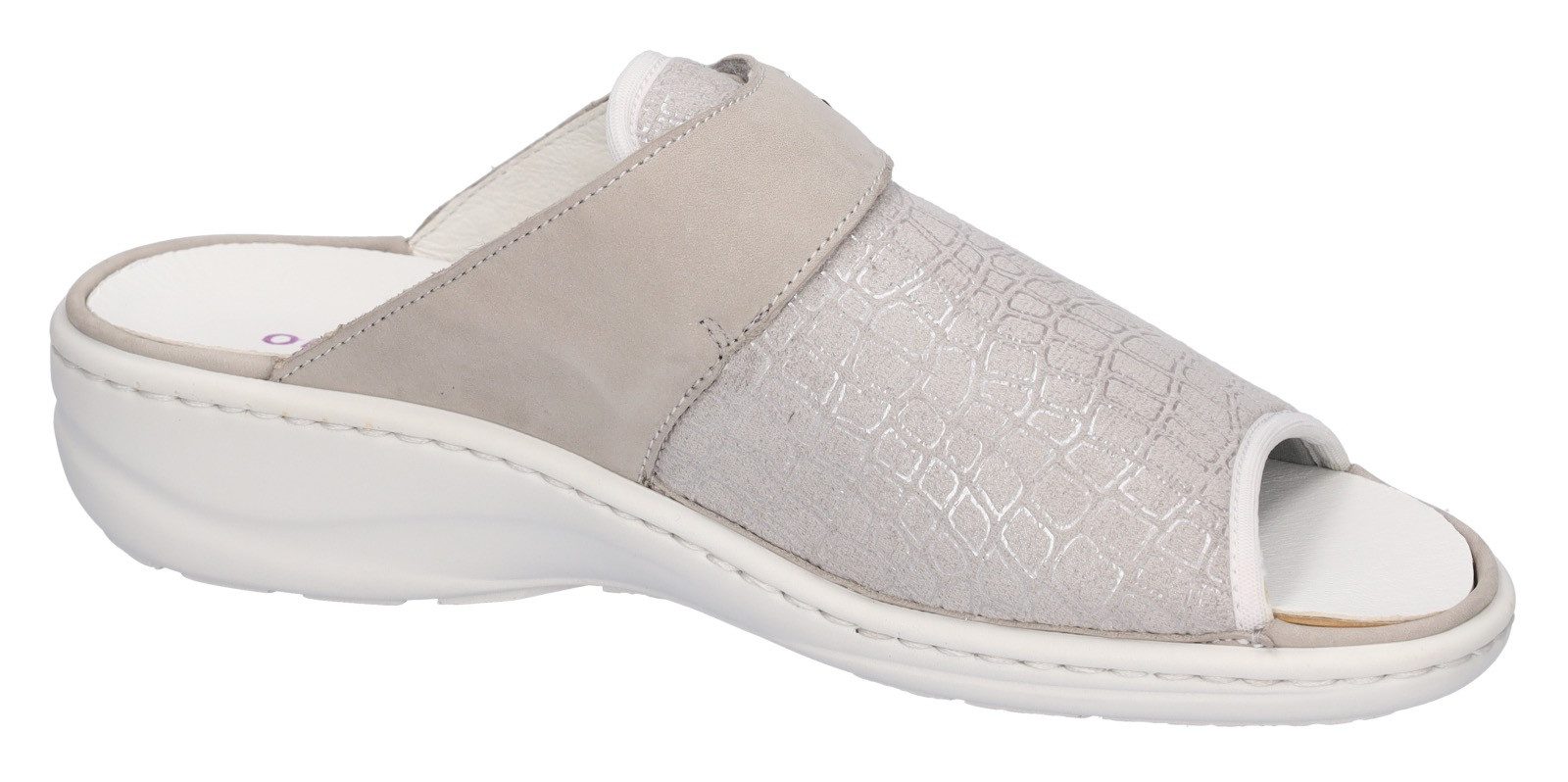 Waldläufer Slippers HERIA , comfortschoen, huispantoffel, zomerschoen in comfortwijdte h=zeer breed