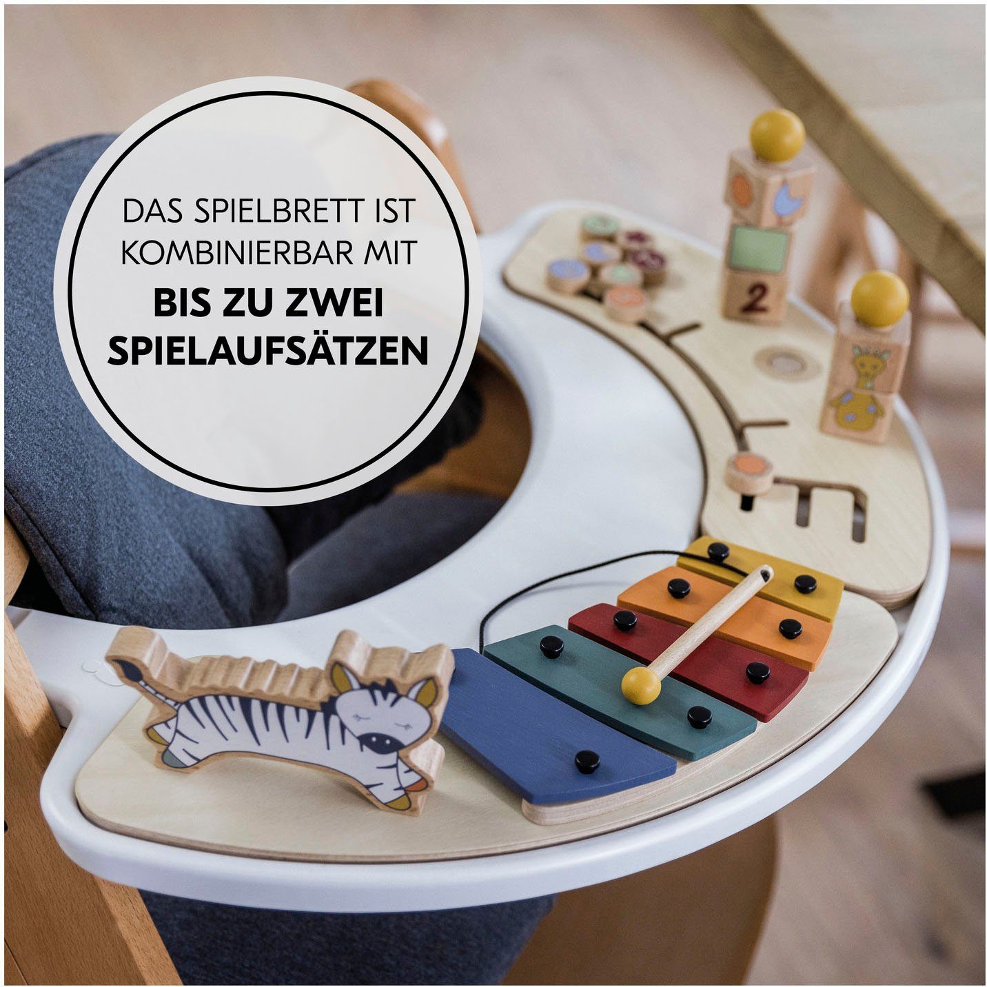Hauck Speelgoed-muziekinstrument Play Music Zebra FSC®- beschermt bos - wereldwijd