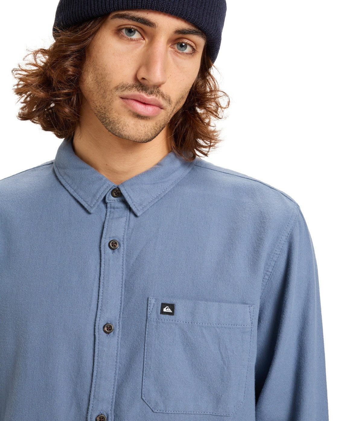 Quiksilver Overhemd met lange mouwen Motherfly Solid