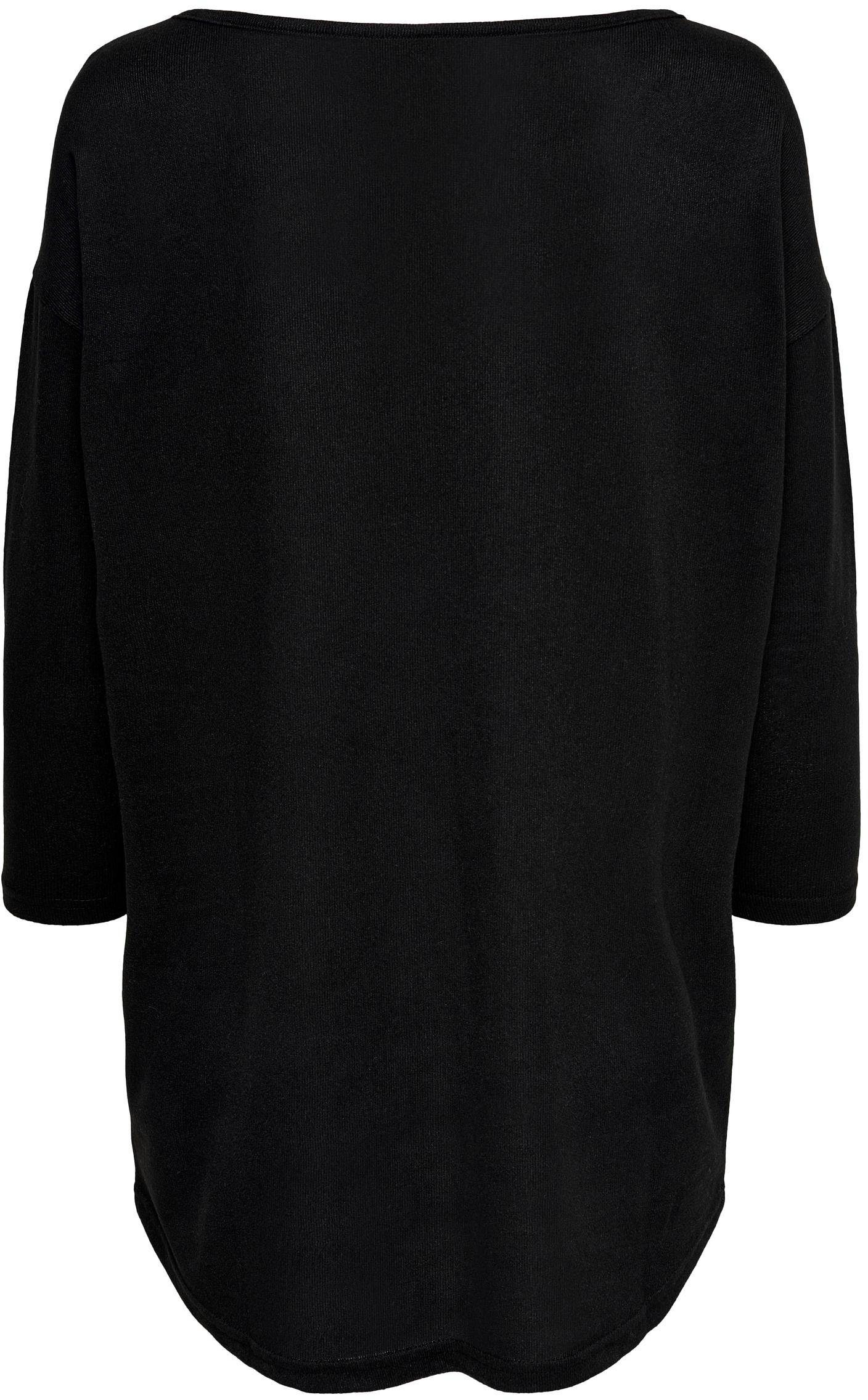 Only Shirt met 3/4 mouwen ONLELCOS 4/5 SOLID TOP