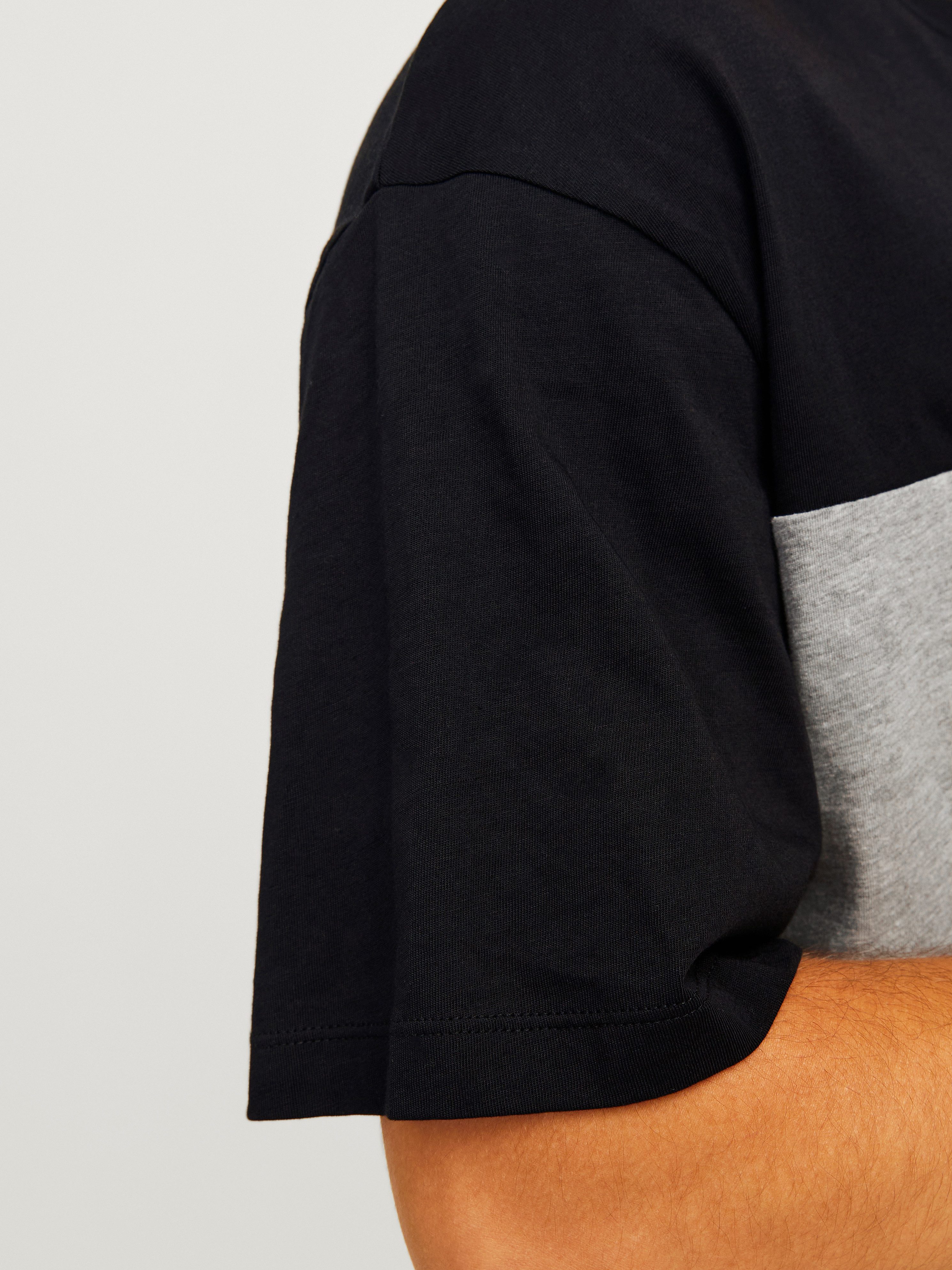Jack & Jones Shirt met ronde hals JJELEGACY BLOCKING TEE SS O-NECK NOOS