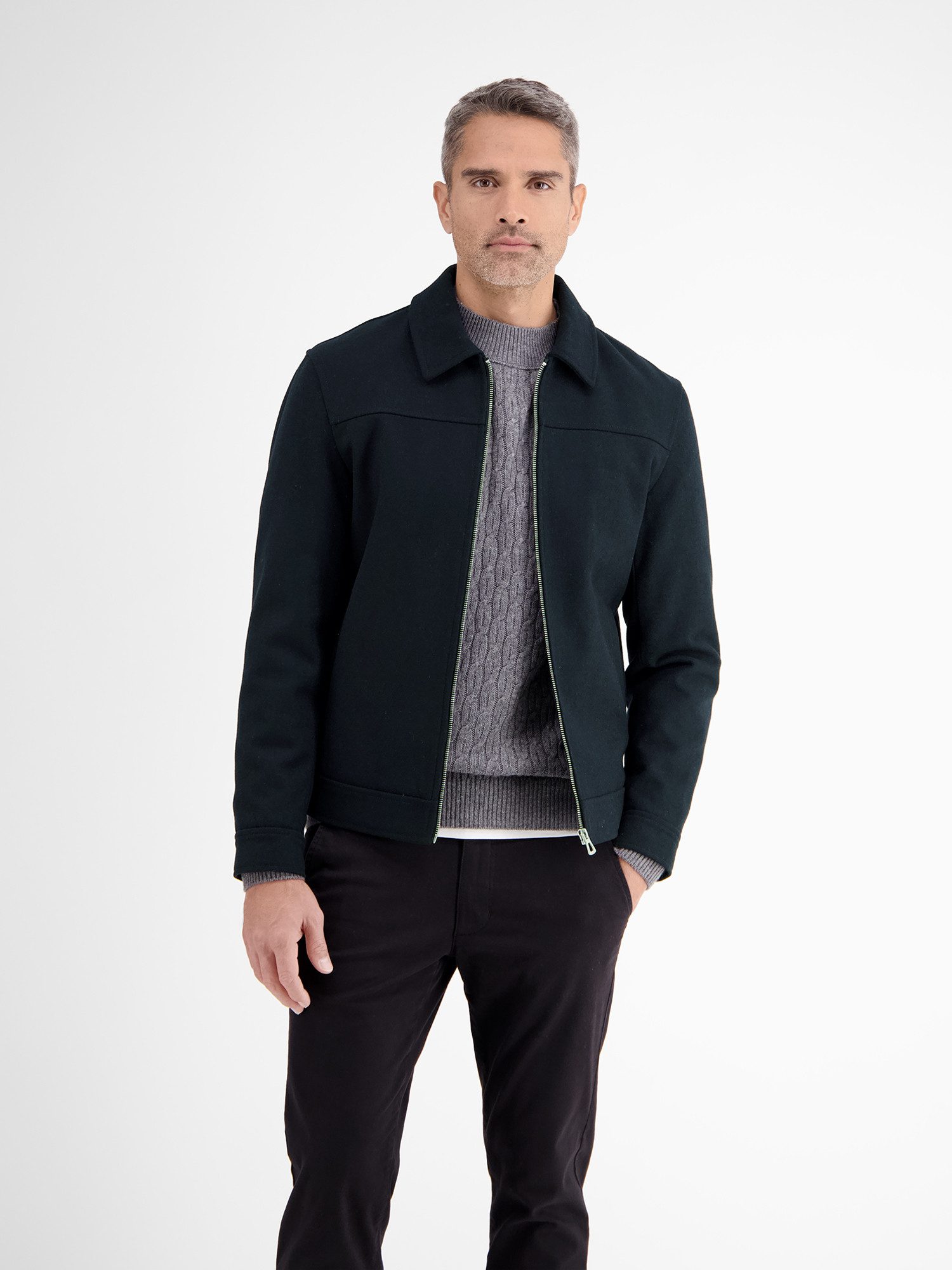 Lerros Blouson LERROS modieuze wollen blouson