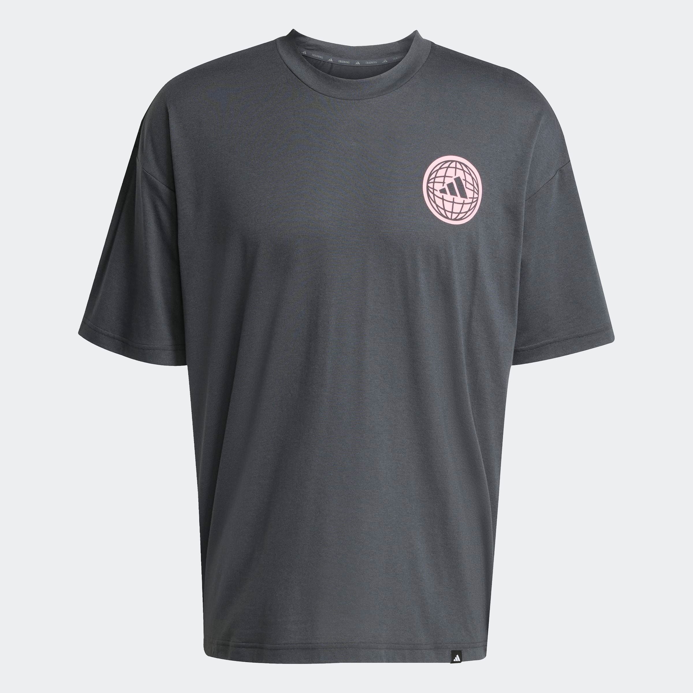 adidas Performance T-shirt GFX TEE GLOB Q3