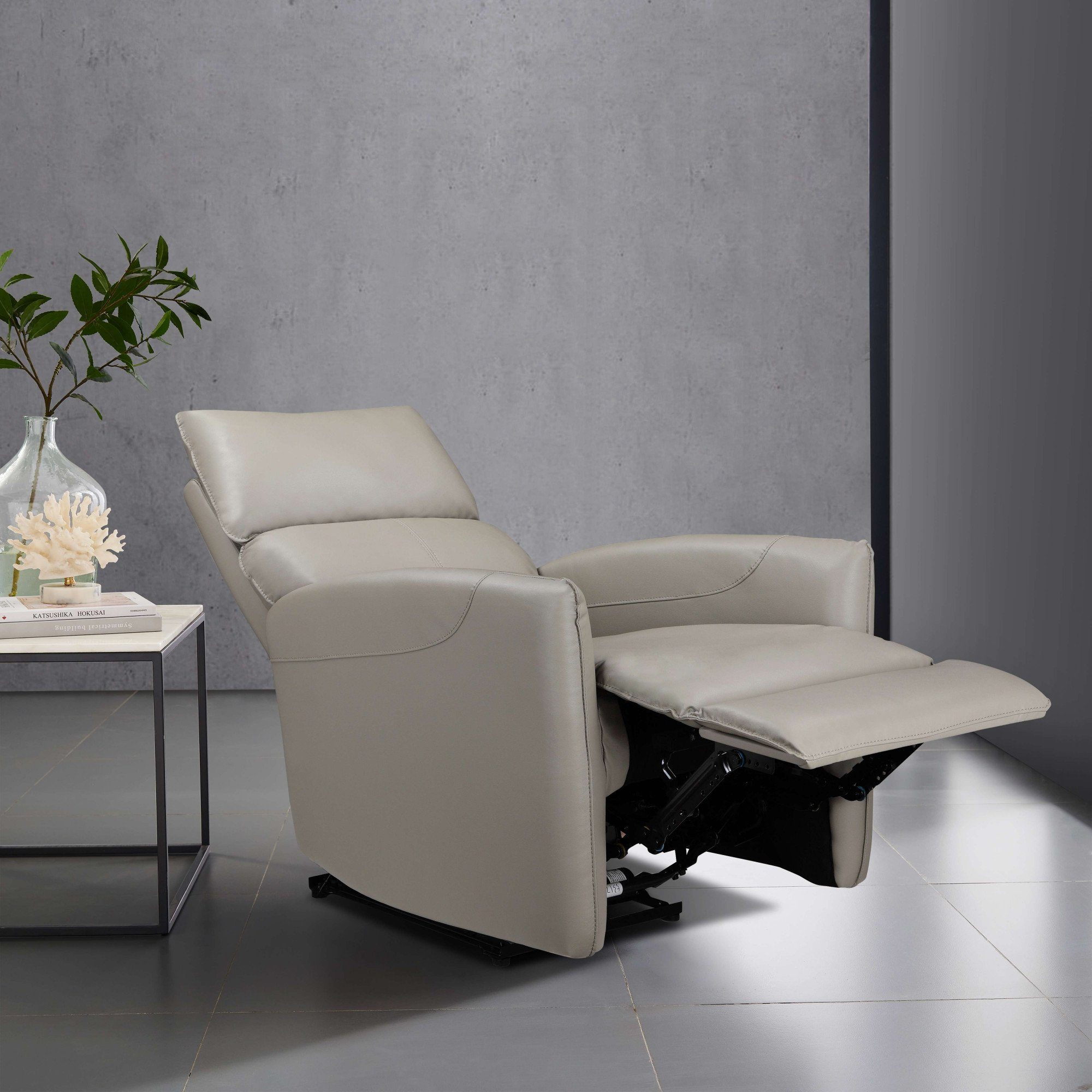 Places of Style Relaxfauteuil Pineto, tv-stoel met slaapfunctie Relaxfunctie, woonkamer, vrijstaand en USB-aansluiting