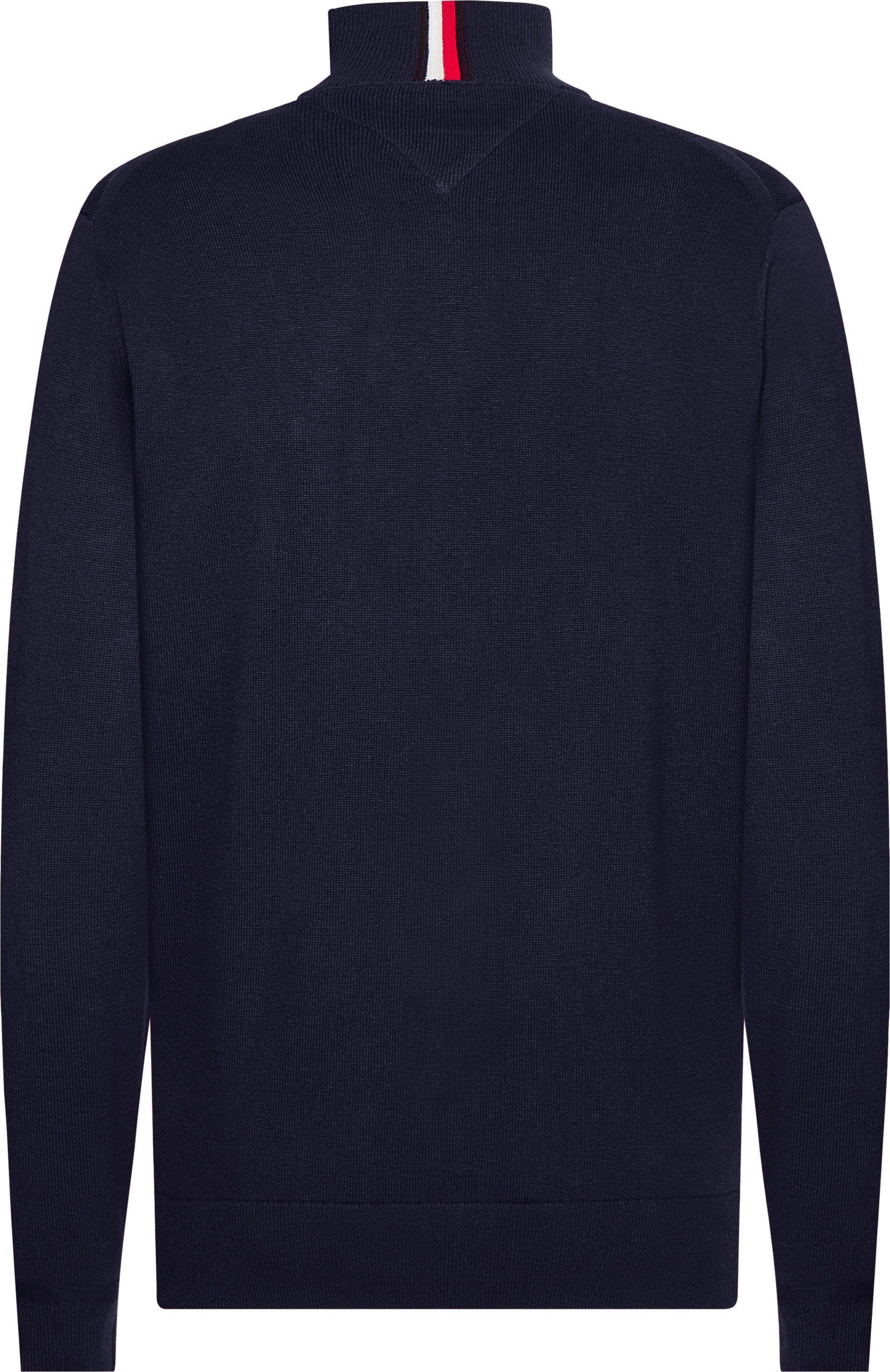 Tommy Hilfiger Cardigan PIMA ORG CTN CASHMERE ZIP THRU