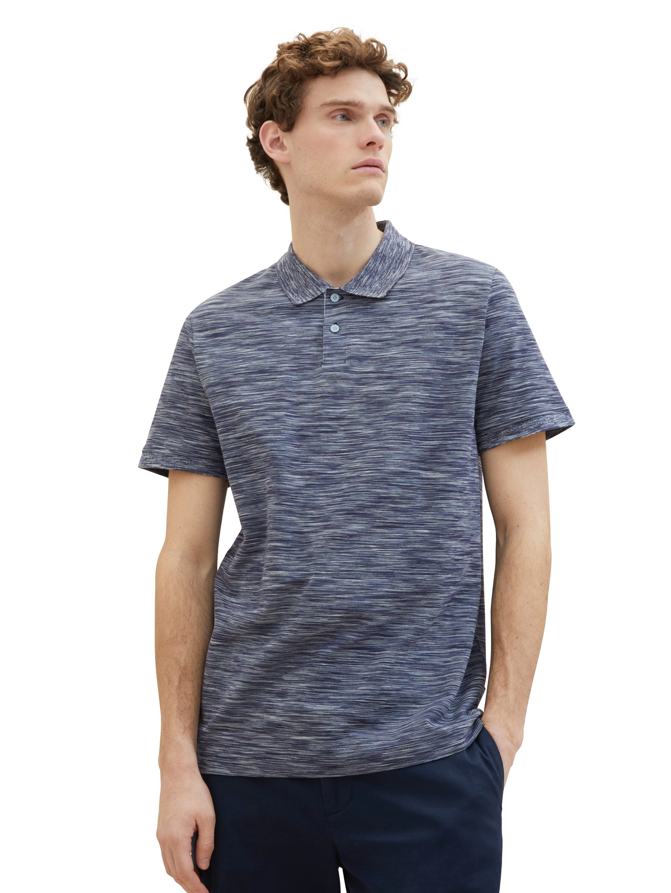 Tom Tailor Poloshirt in mêlee-look