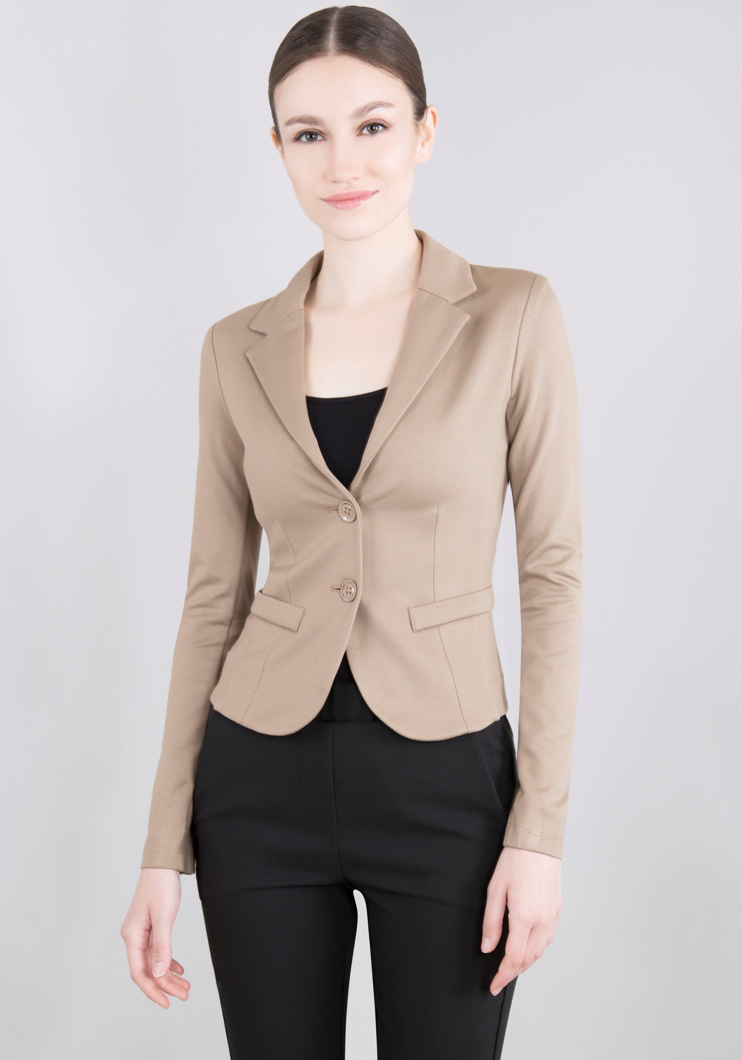 IMPERIAL Korte blazer met stretch dames korte blazers maat M (38) bruin