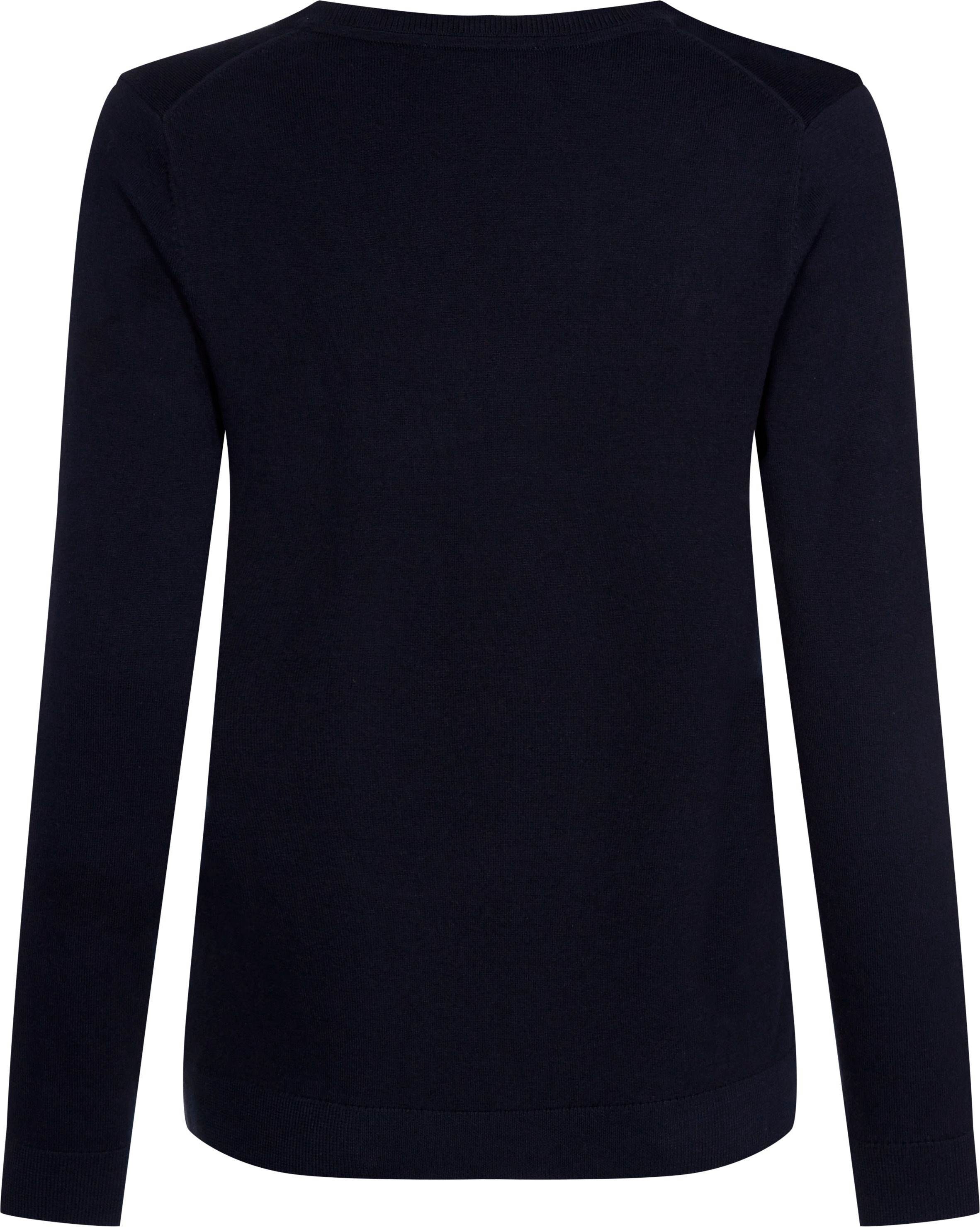 Tommy Hilfiger Trui met V-hals CO JERSEY STITCH V-NK SWEATER