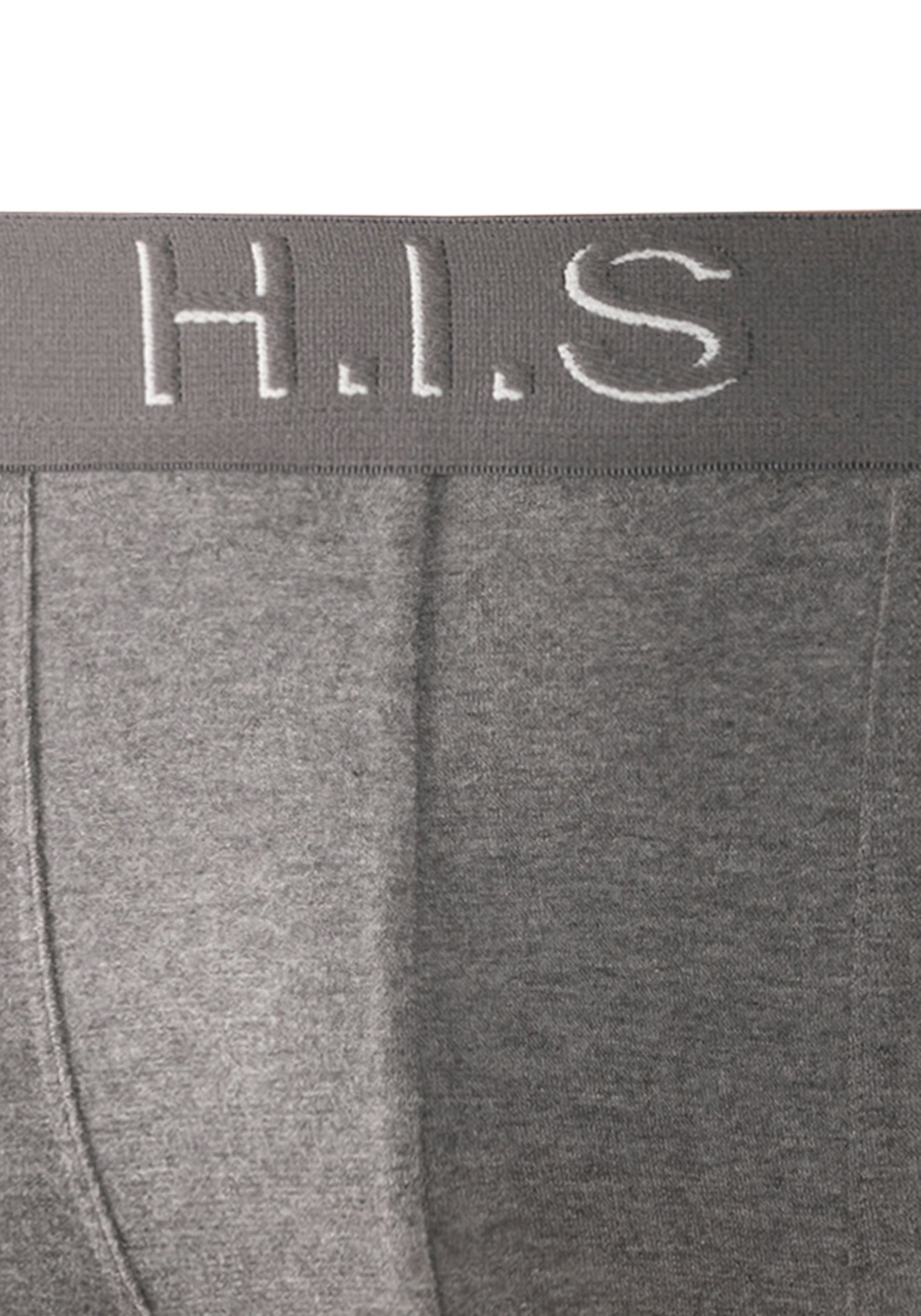 H.I.S Boxershort voor heren Logoweefband met 3D-effect (set, 5 stuks)