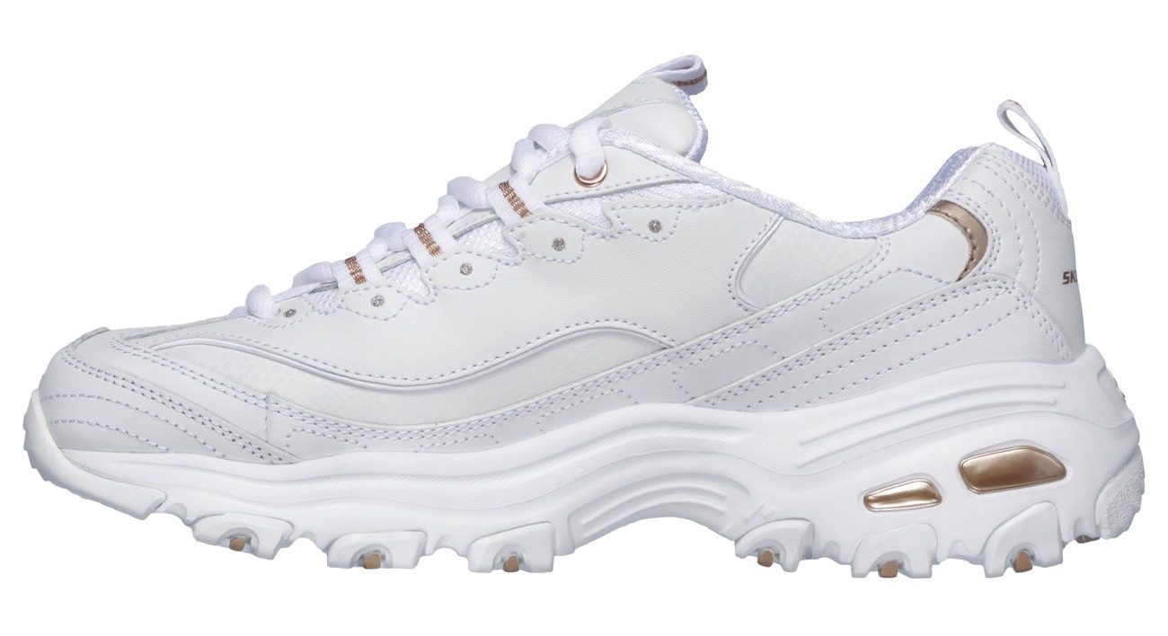 Skechers Sneakers D´Lites-Fresh Start Vrijetijdsschoen, lage schoen, veterschoen met bio-dri-uitrusting