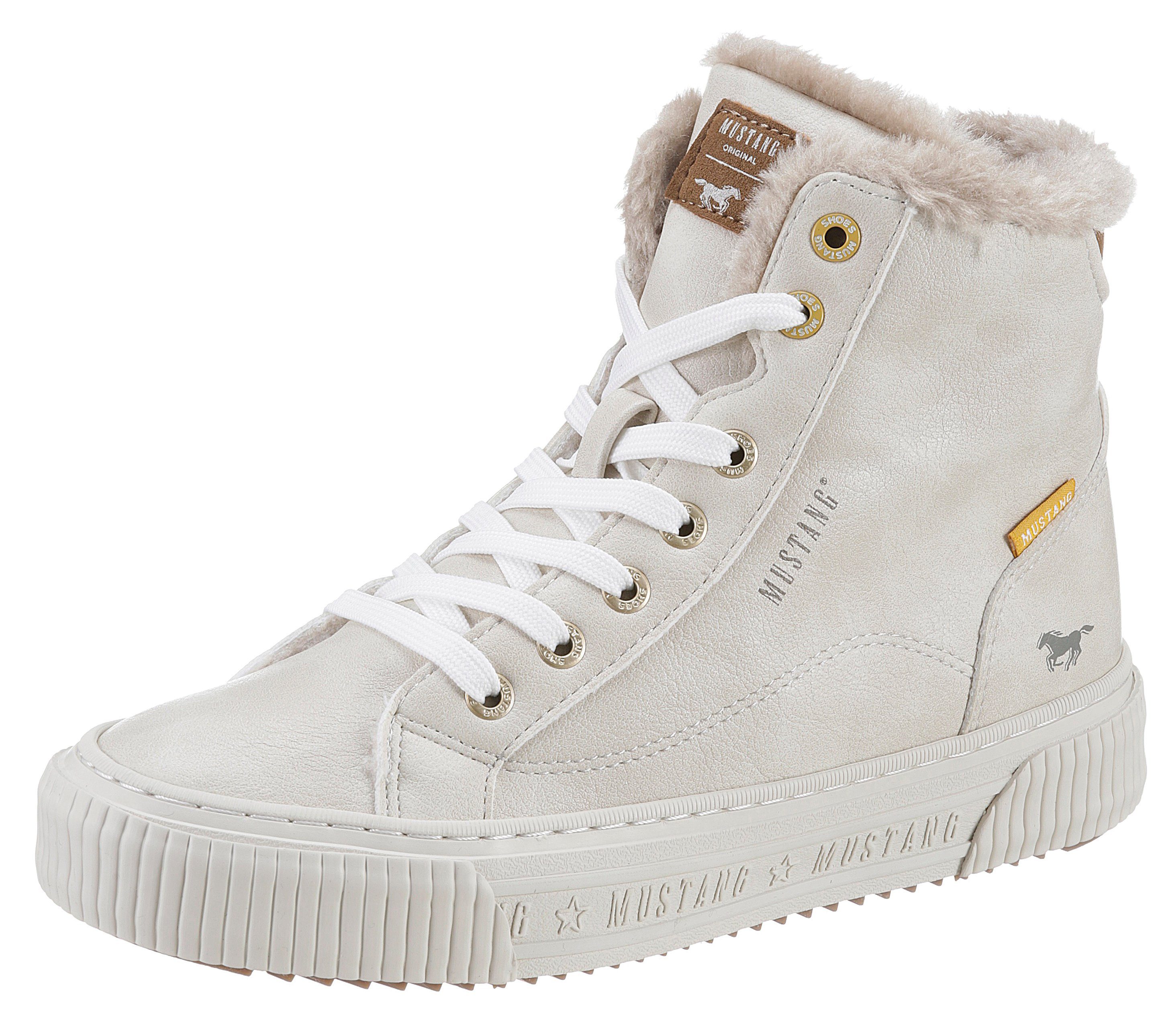 Mustang Shoes Winterlaarzen , high top sneakers, veterschoenen met plateauzool