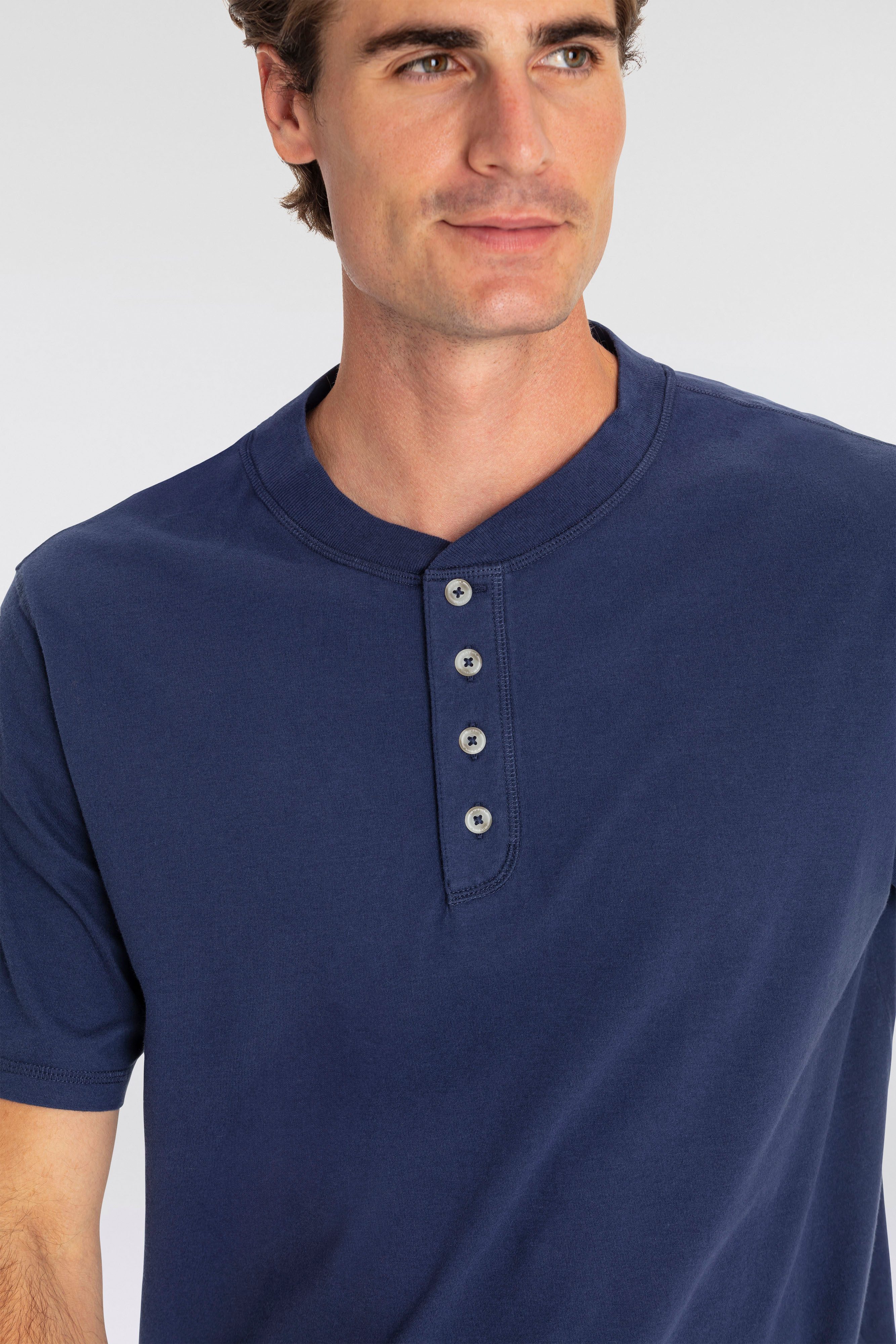 Levi's® Shirt met ronde hals SS 4 BUTTON HENLEY