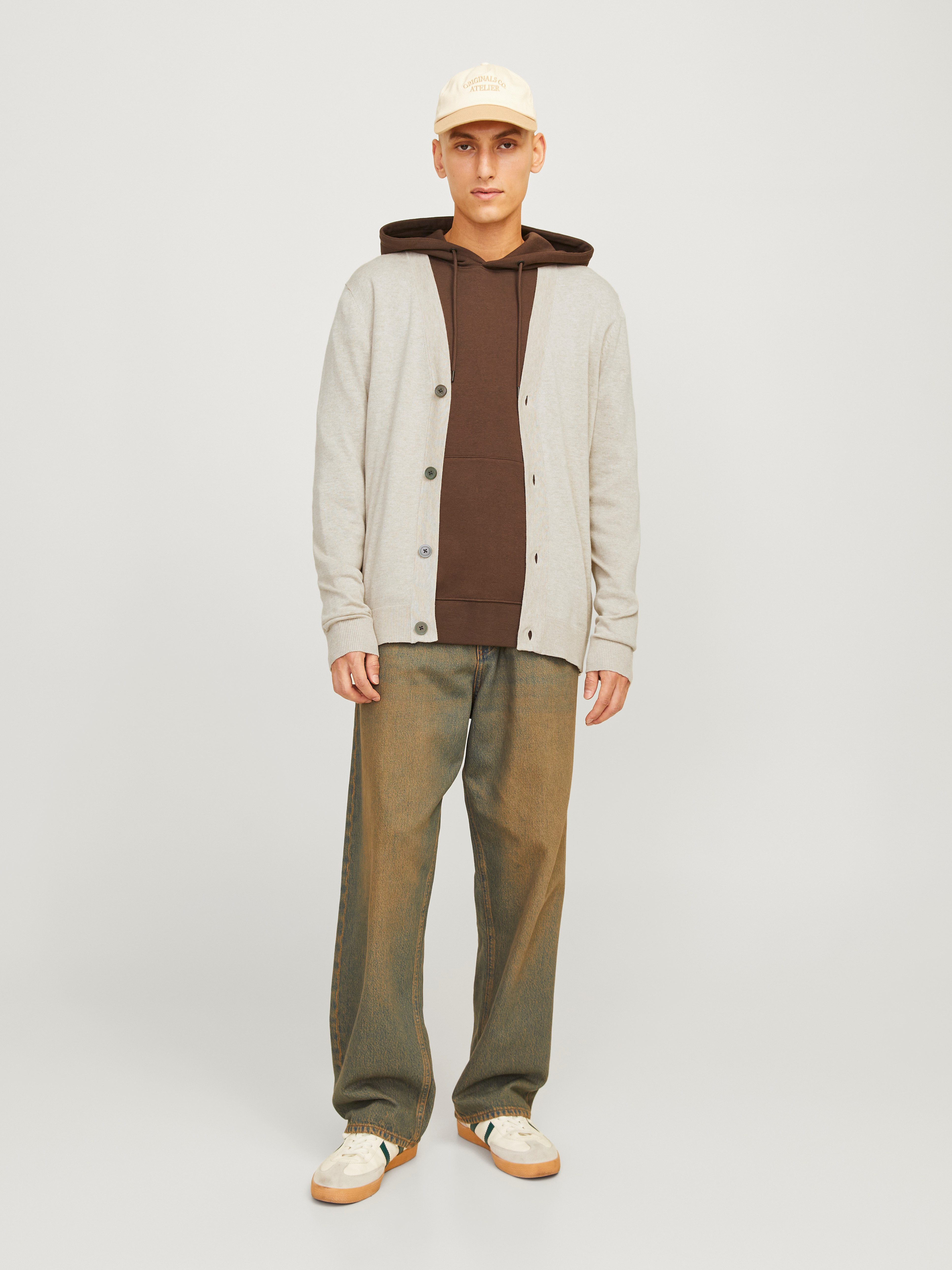 Jack & Jones Vest JJEEMIL KNIT BUTTON CARDIGAN NOOS