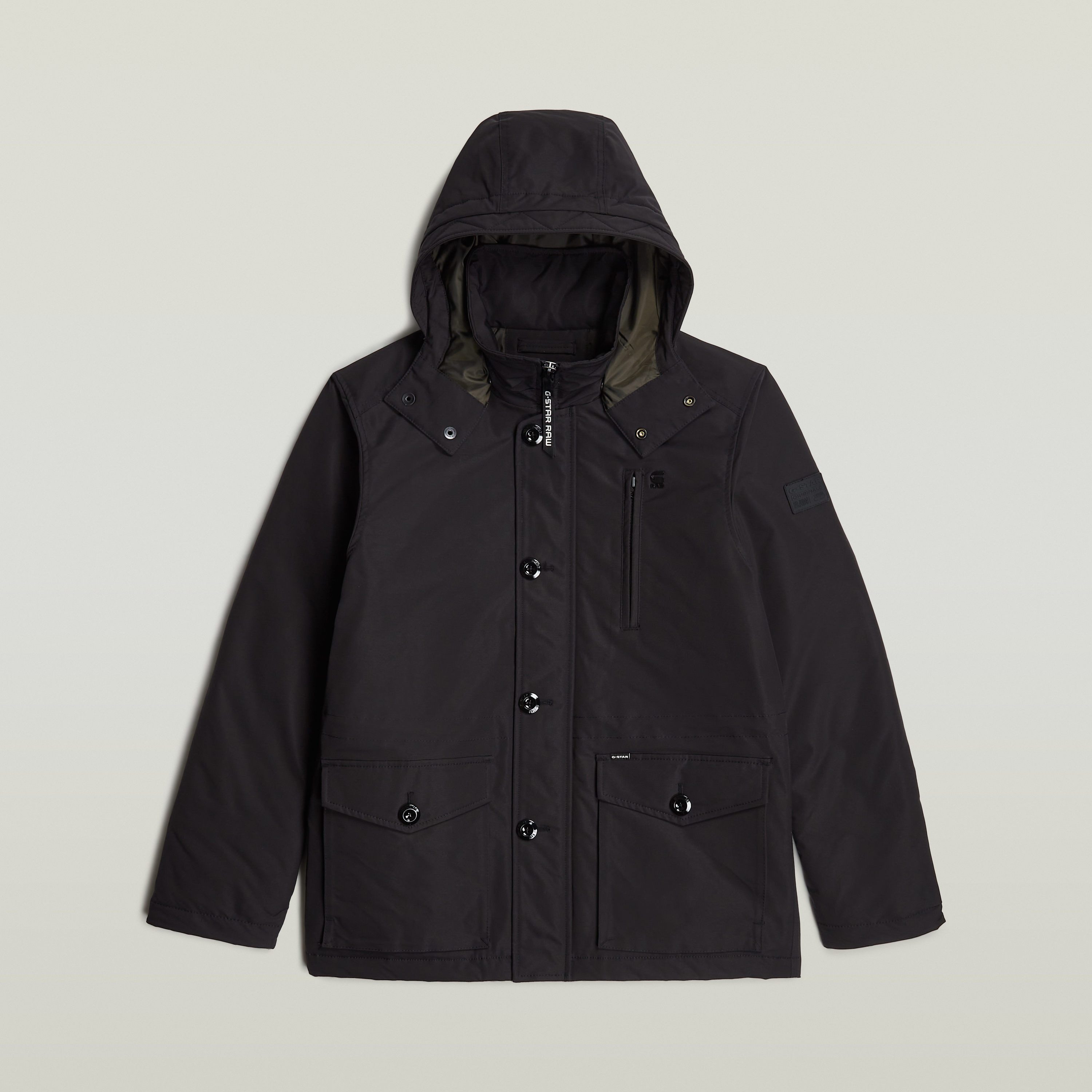 G-Star RAW Outdoorjack Vodan Padded Hdd Jkt met verstelbare taille