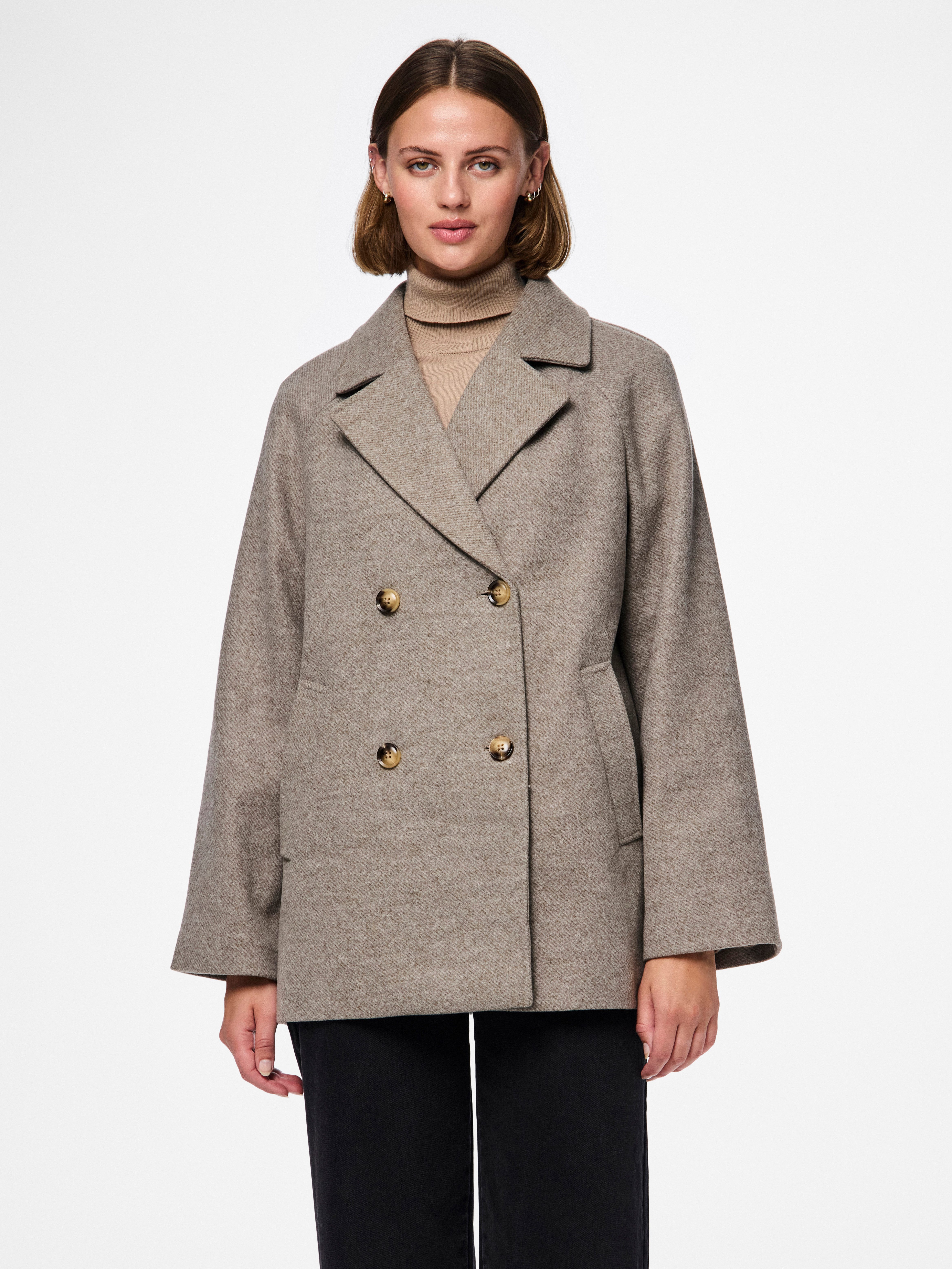 Pieces Korte jas PCMARBEL COAT NOOS