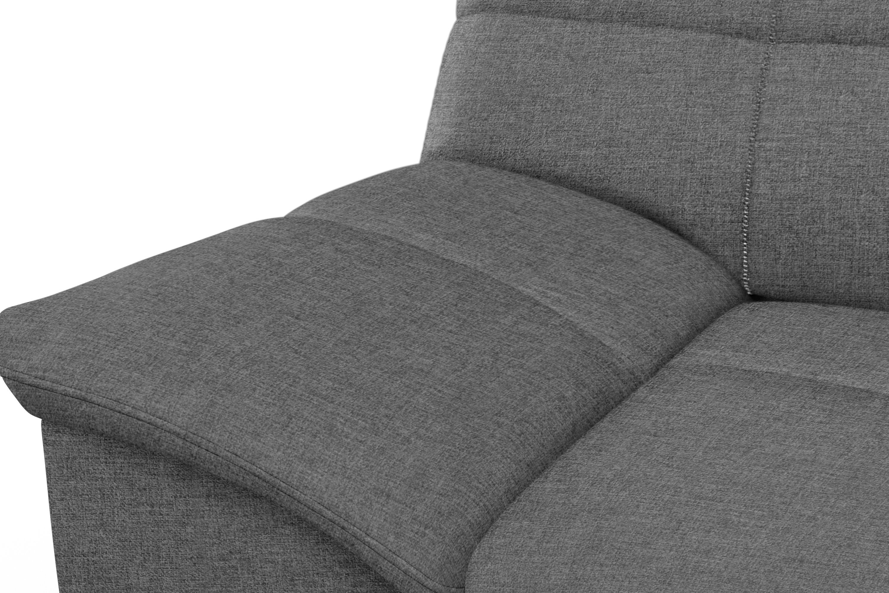DOMO collection 3-zitsbank Splash, moderne stiksels in de zitting en rug, comfortabel,