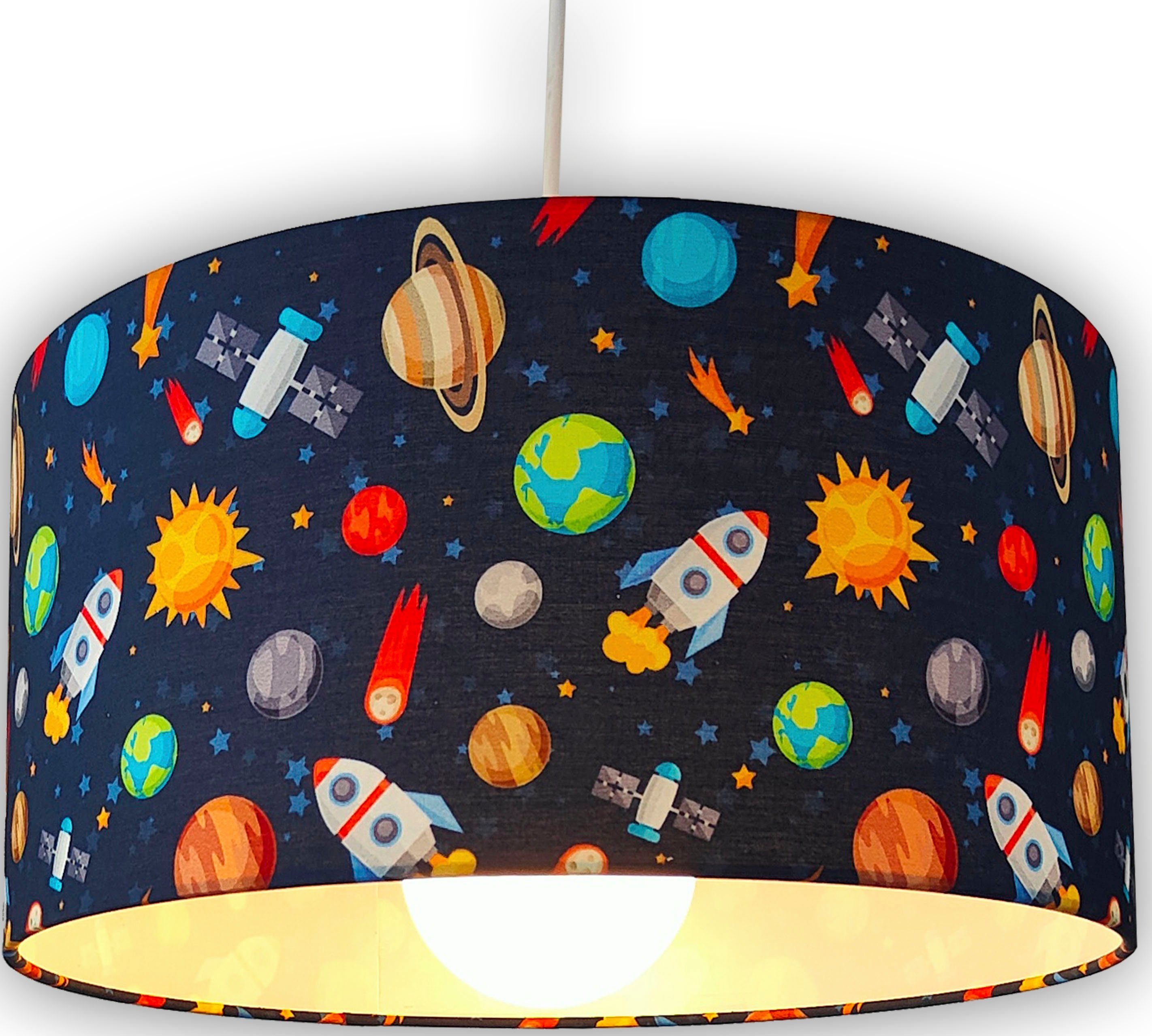 niermann Hanglamp Stoffen hanglamp heelal (1 stuk)