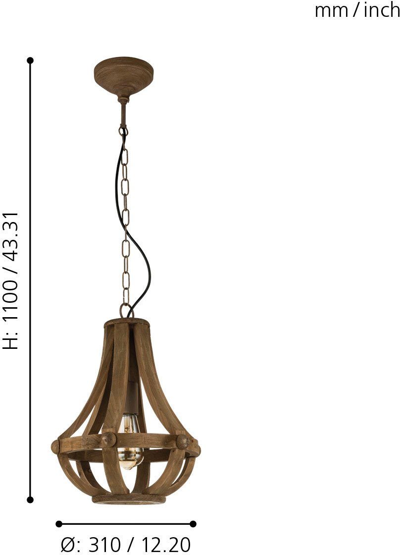 EGLO Hanglamp Kinross Hanglicht, hanglamp