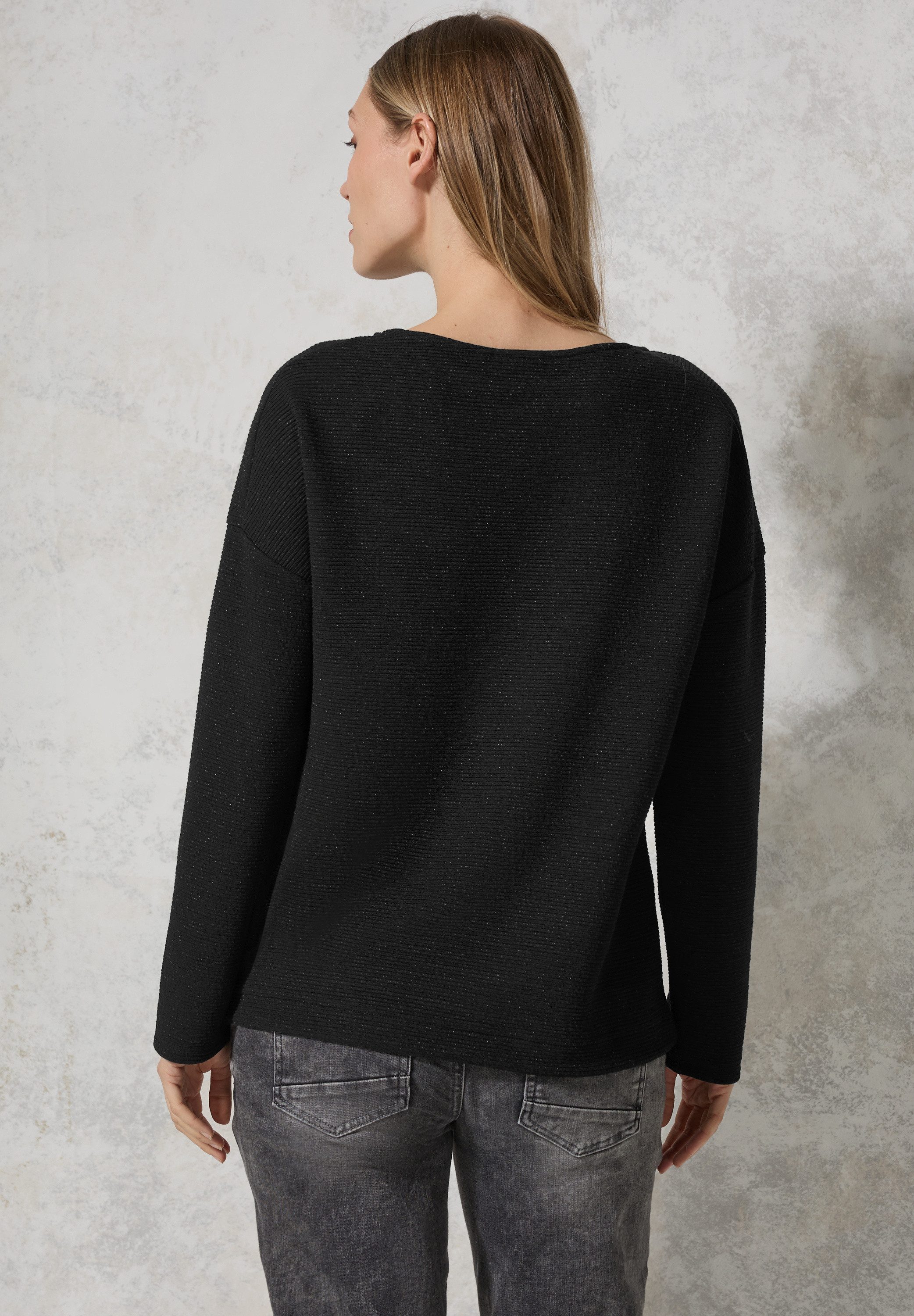 Cecil Shirt met lange mouwen met glitter