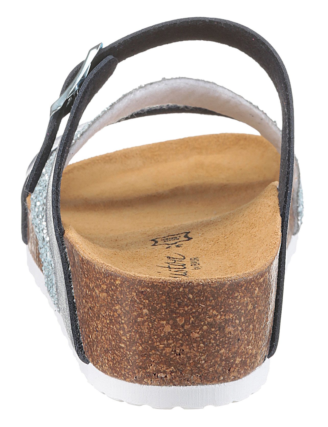 Aniston SHOES Sleehakmuiltjes , zomerschoen, strandschoen, huisschoen, glitter - nieuwe collectie