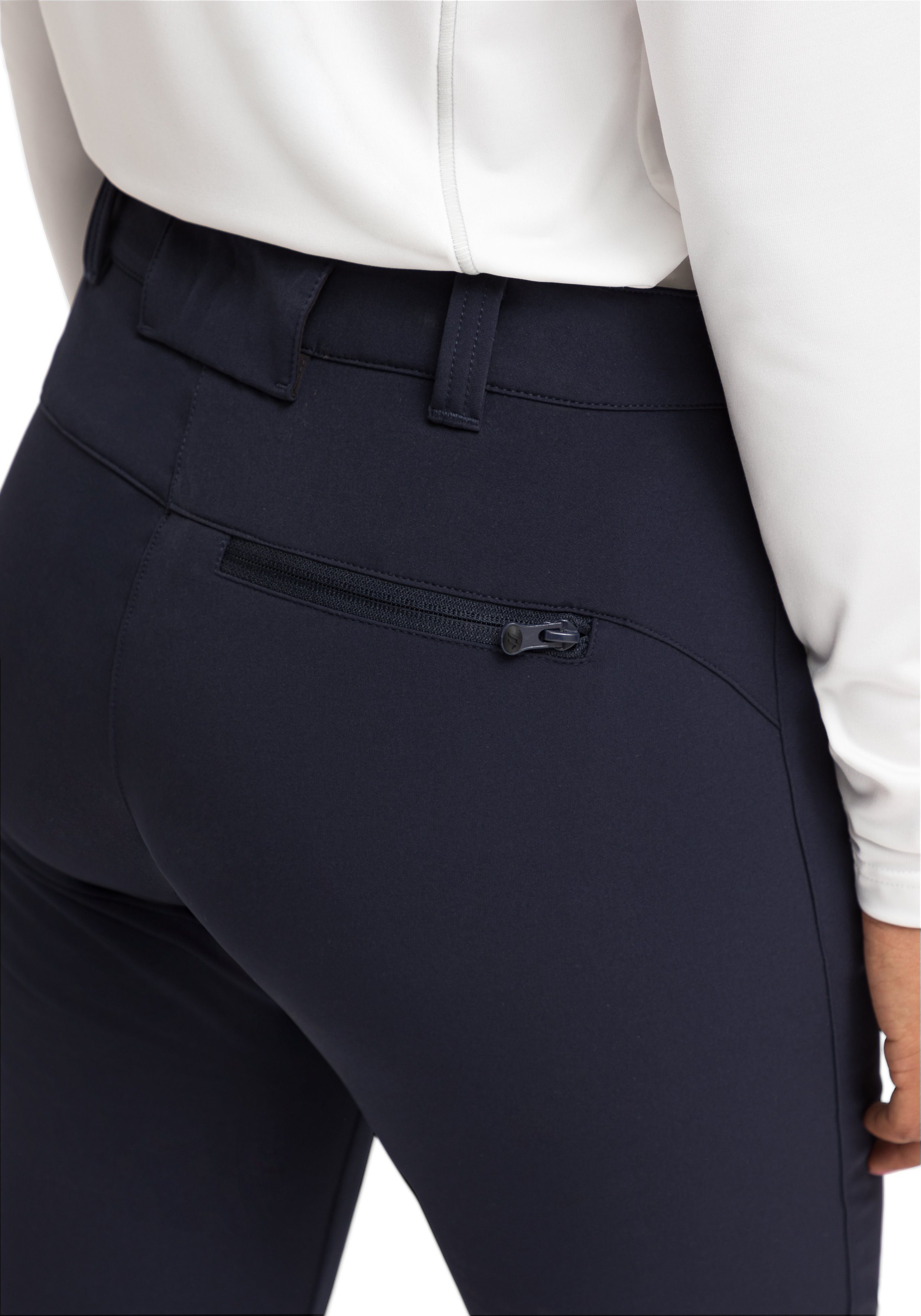 Maier Sports Functionele broek Helga slim warme dames outdoorbroek, robuuste wandelbroek, slim fit