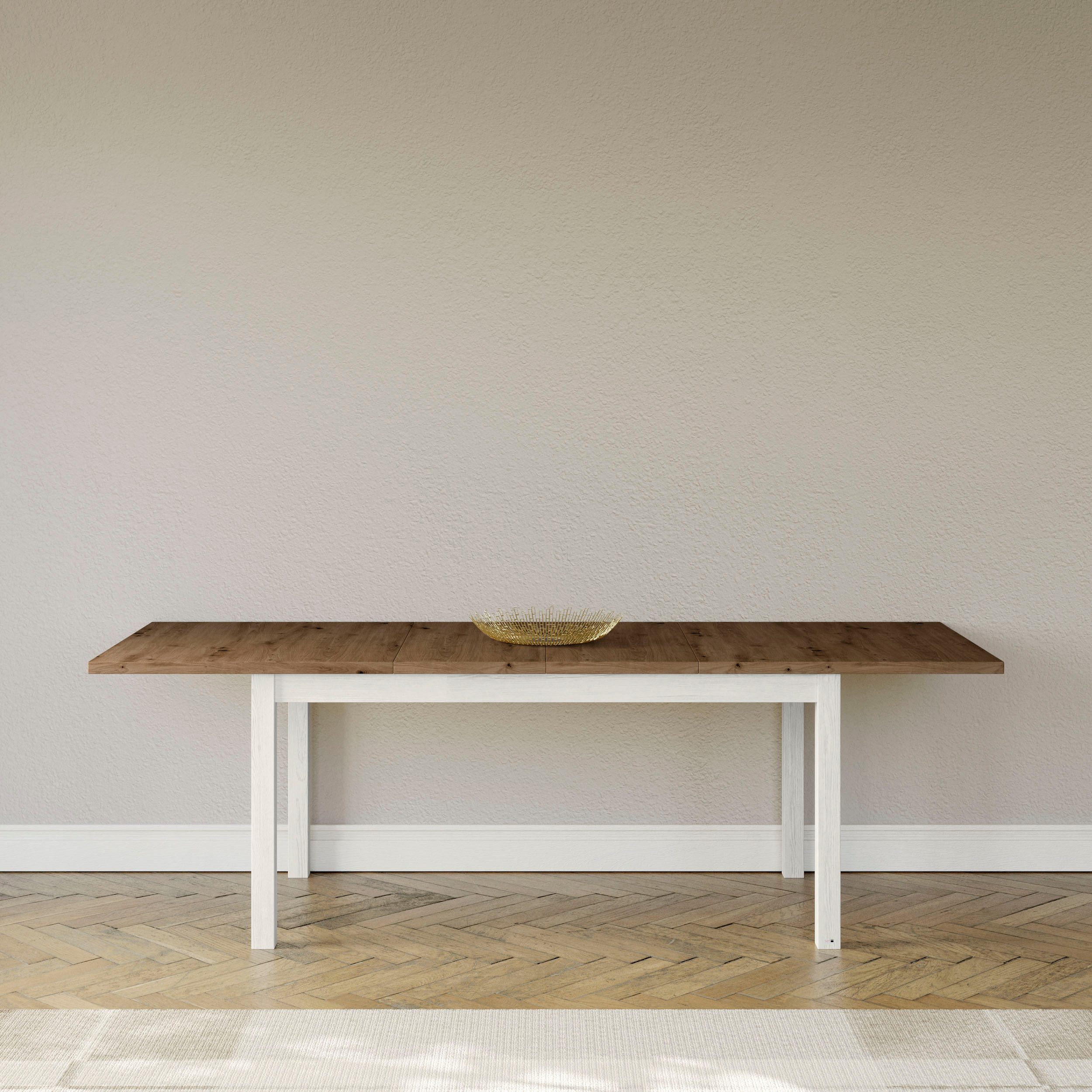 set one by Musterring Eettafel York Type 68, met uitschuifbare tafelblad, 3 kleuren, afmetingen 160-240 x 90 cm