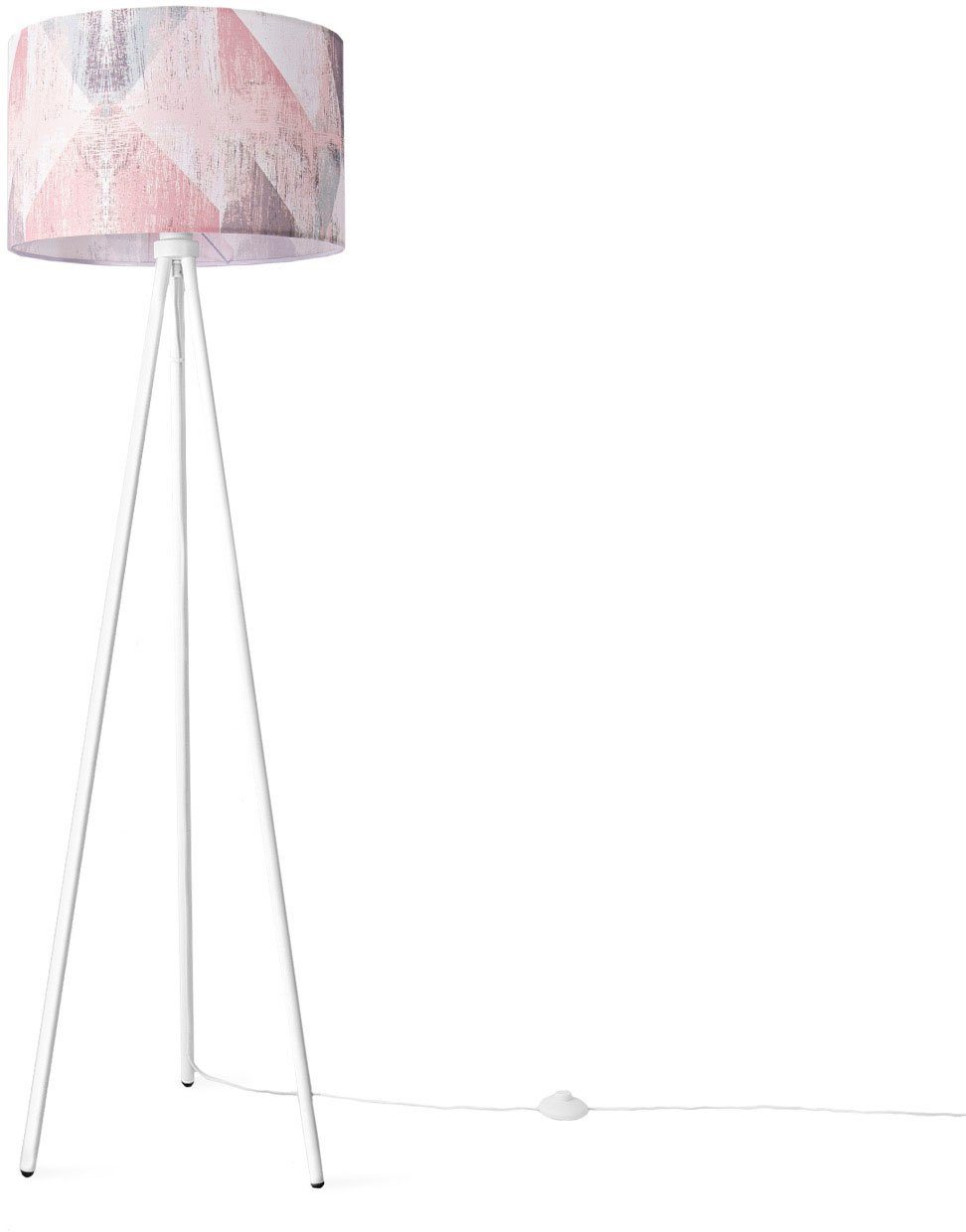 Paco Home Staande lamp Trina Mero Vloerlamp woonkamer slaapkamer E27 helder pastel vintage