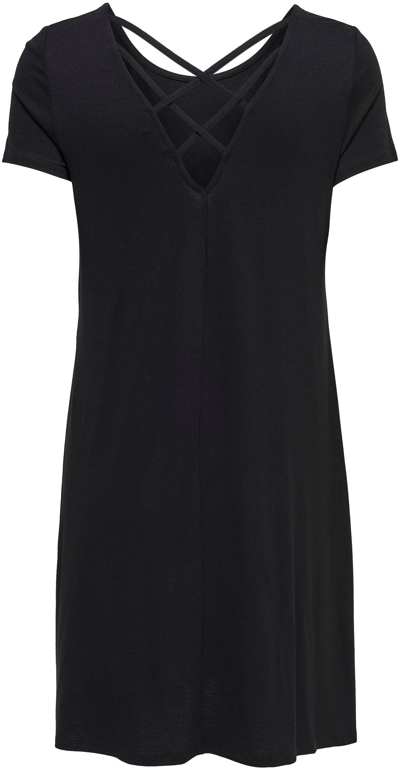 Only Mini-jurk ONLBERA BACK LACE UP S/S DRESS JRS NOOS