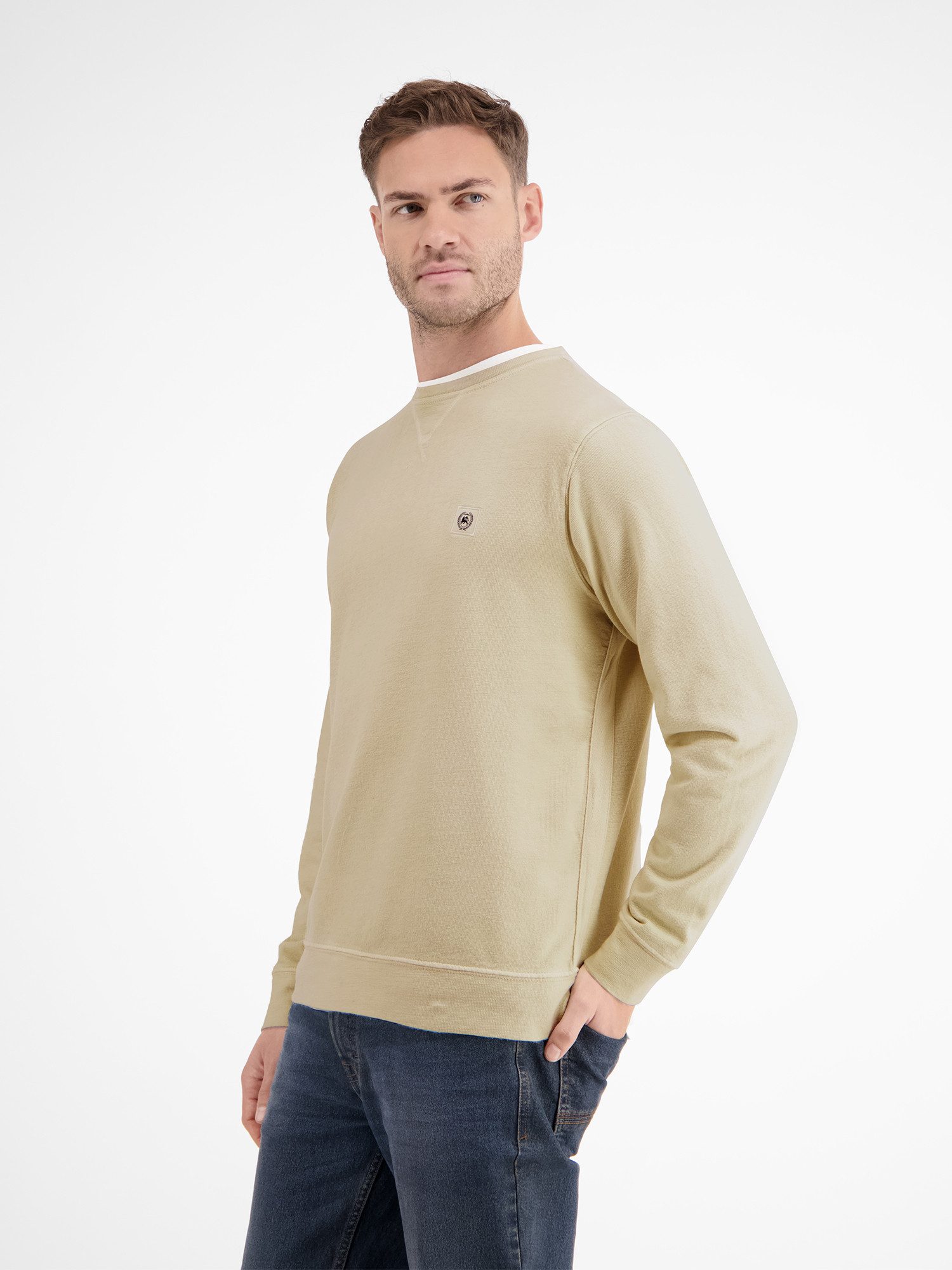 Lerros Sweatshirt LERROS urbane sweatshirtstijl, zachte handgevoel