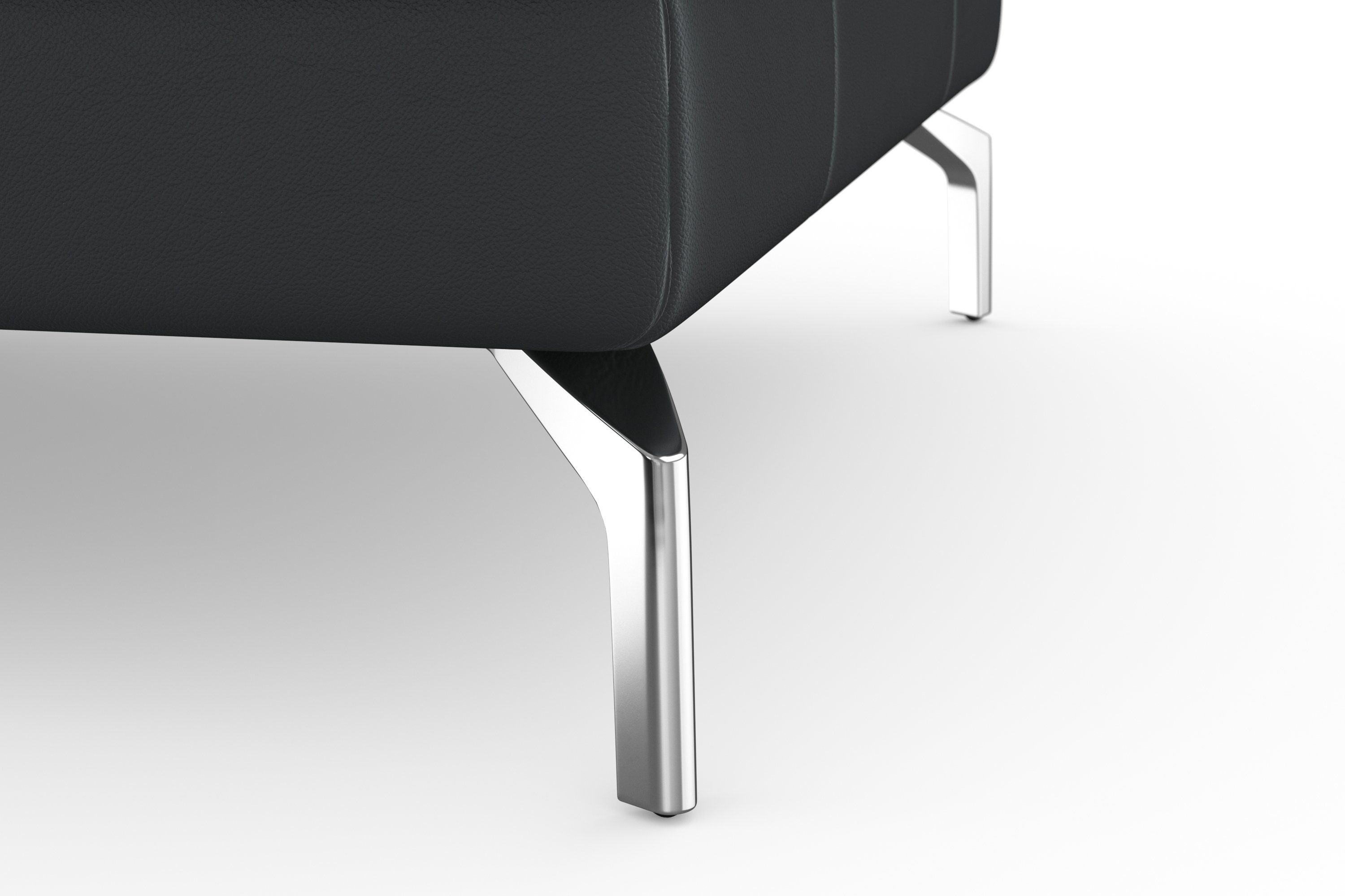 sit&more Zithoek Bendigo U-vorm inclusief zitdiepteverstelling, bodemvrijheid 15 cm, in 2 pootkleuren