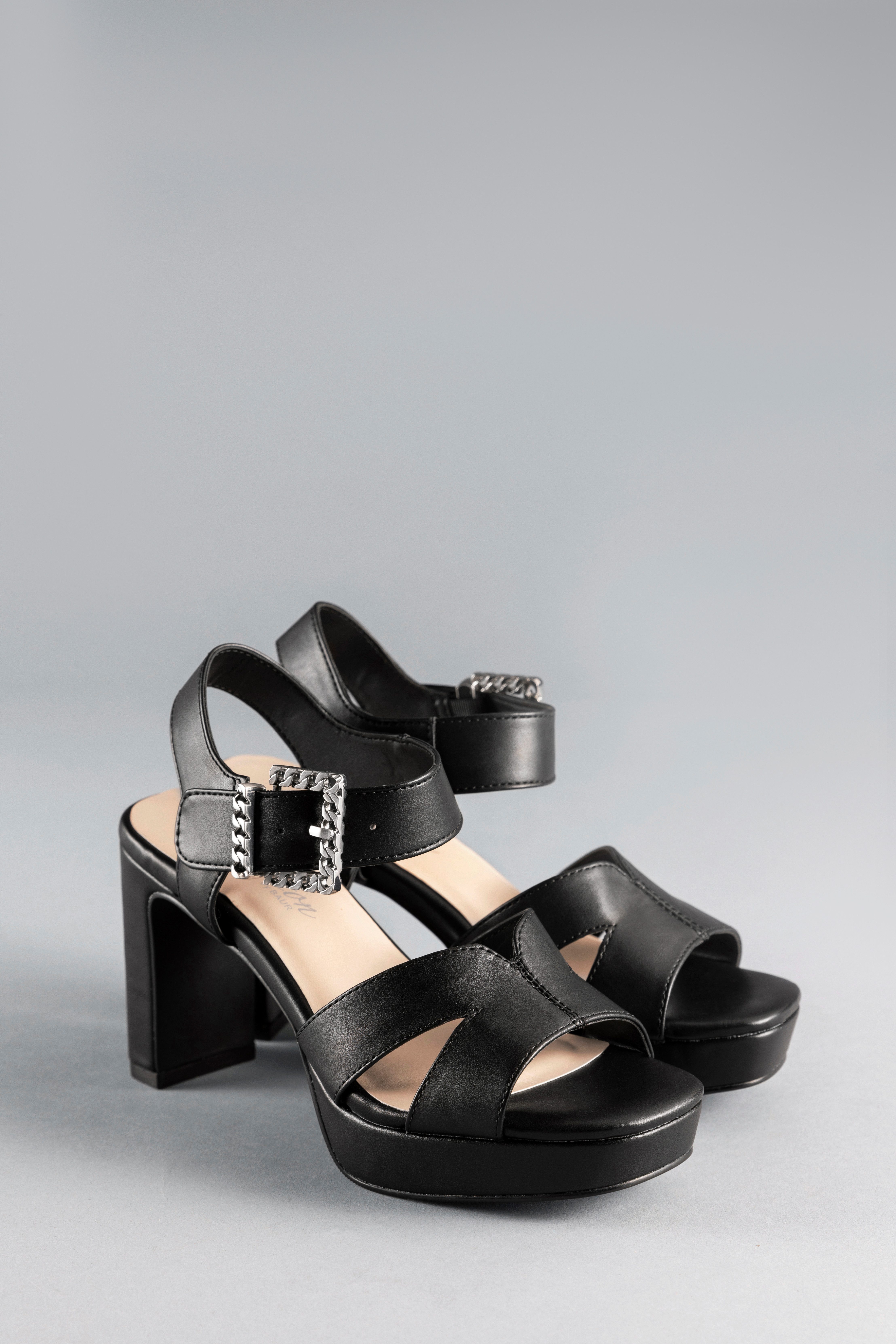 Aniston SHOES Sandaaltjes , sandaal, feestdag schoen, sleehak - nieuwe collectie dames sandaaltjes maat 38 zwart