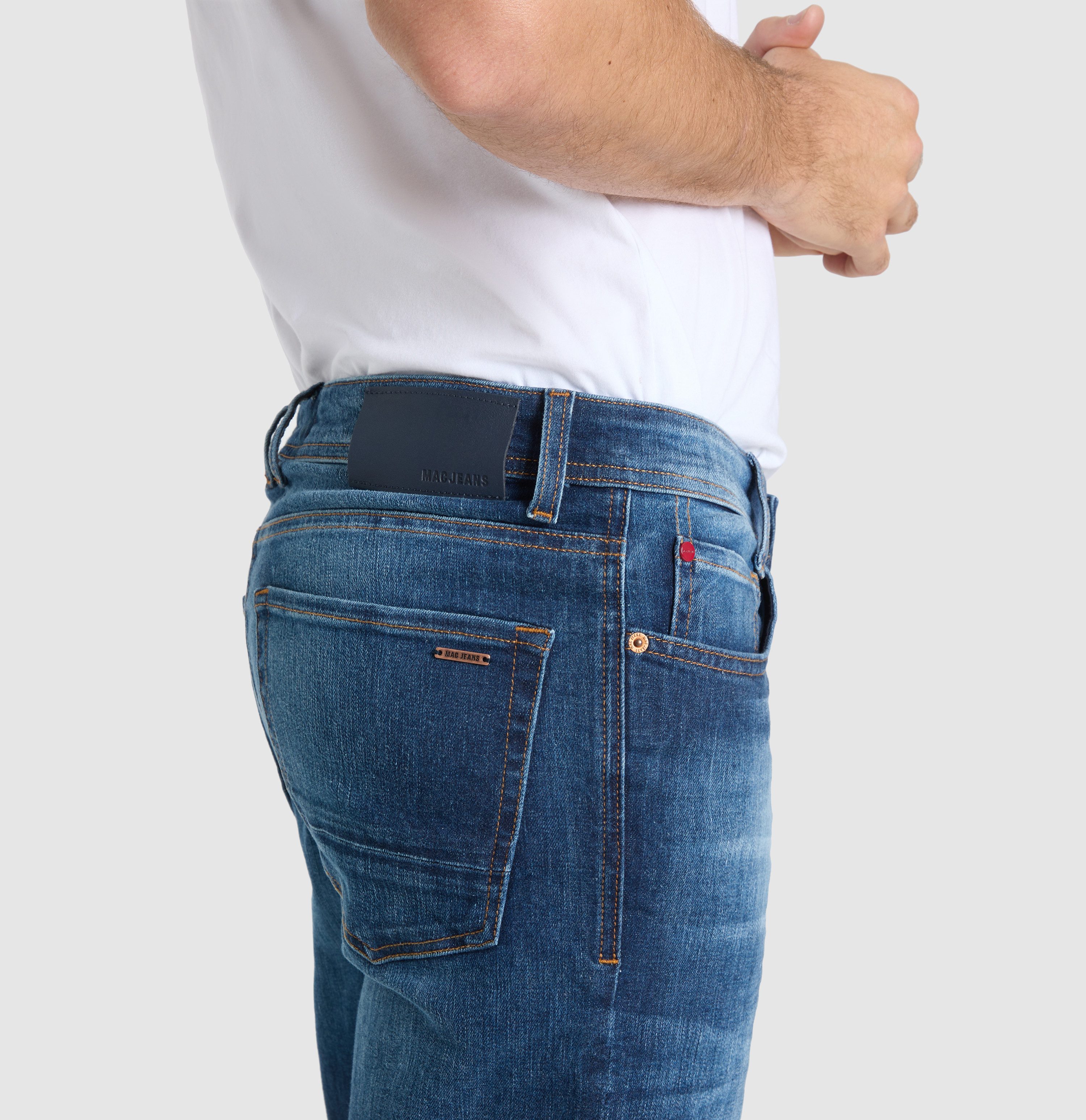 MAC Regular fit jeans Rick in five-pocketsstijl