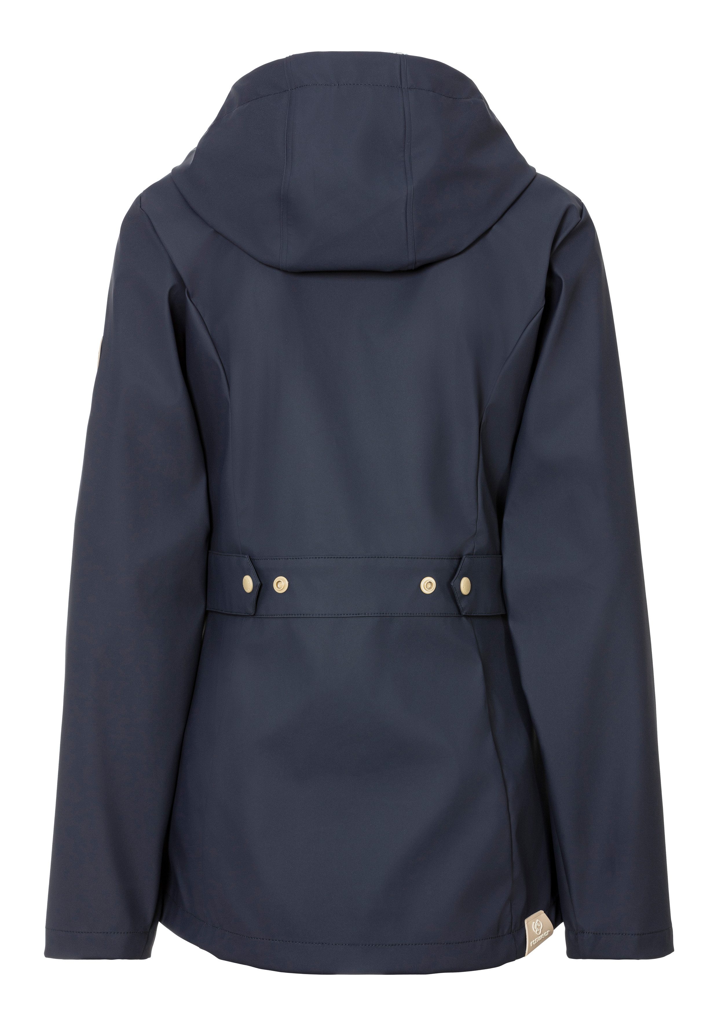 Ragwear Functioneel jack MARGGE met capuchon en koord, gecoate en waterafstotende kwaliteit