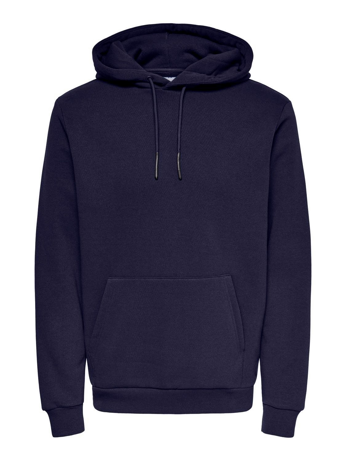ONLY & SONS Hoodie ONSCERES HOODIE SWEAT NOOS heren hoodies maat S blauw