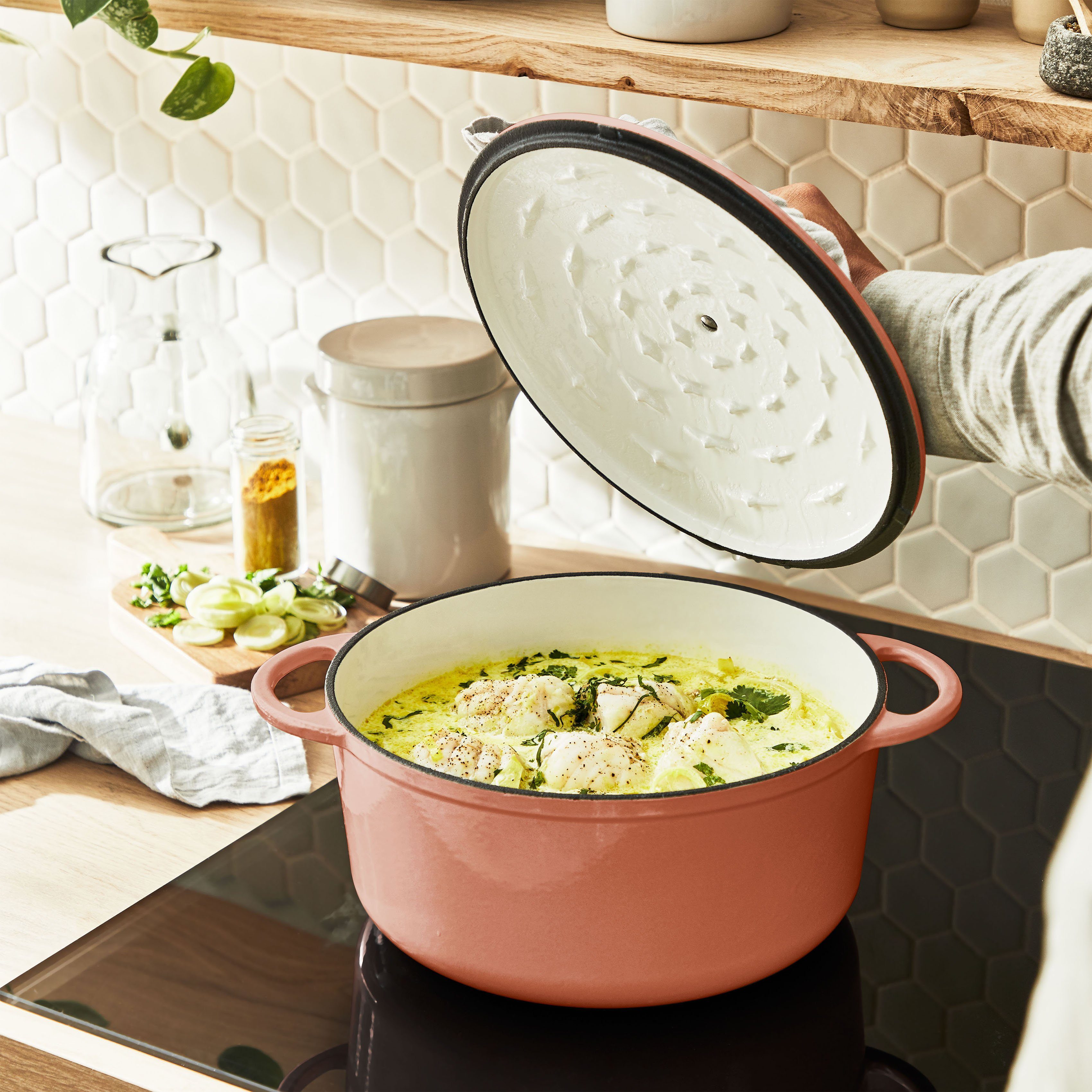 Tefal Kookpan LOV milieuvriendelijk, onschadelijke pigmenten, langzaam garen, ø 25 cm, inductie (1-delig)