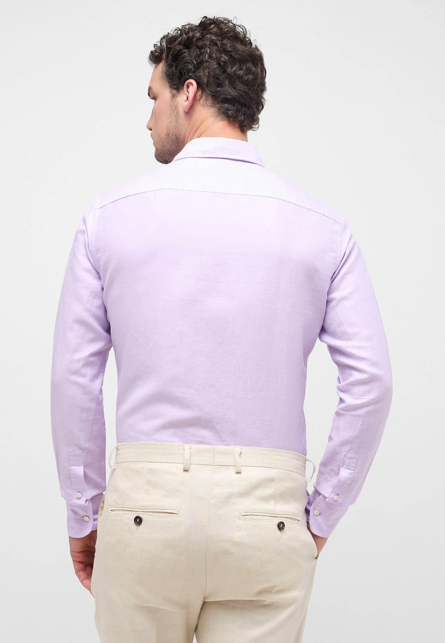 Eterna Overhemd met lange mouwen Slim fit EASY IRON (gemakkelijk te strijken)