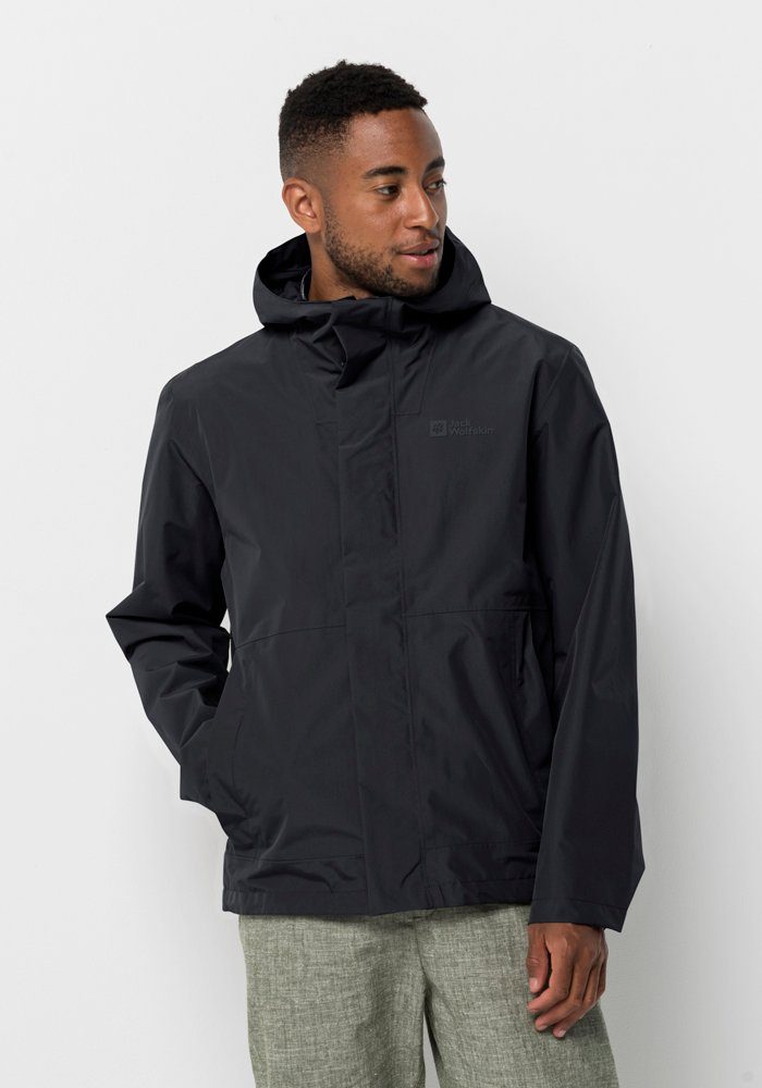 Jack Wolfskin Outdoorjack BAYDREAM JACKET M heren outdoorjassen maat M (50) zwart