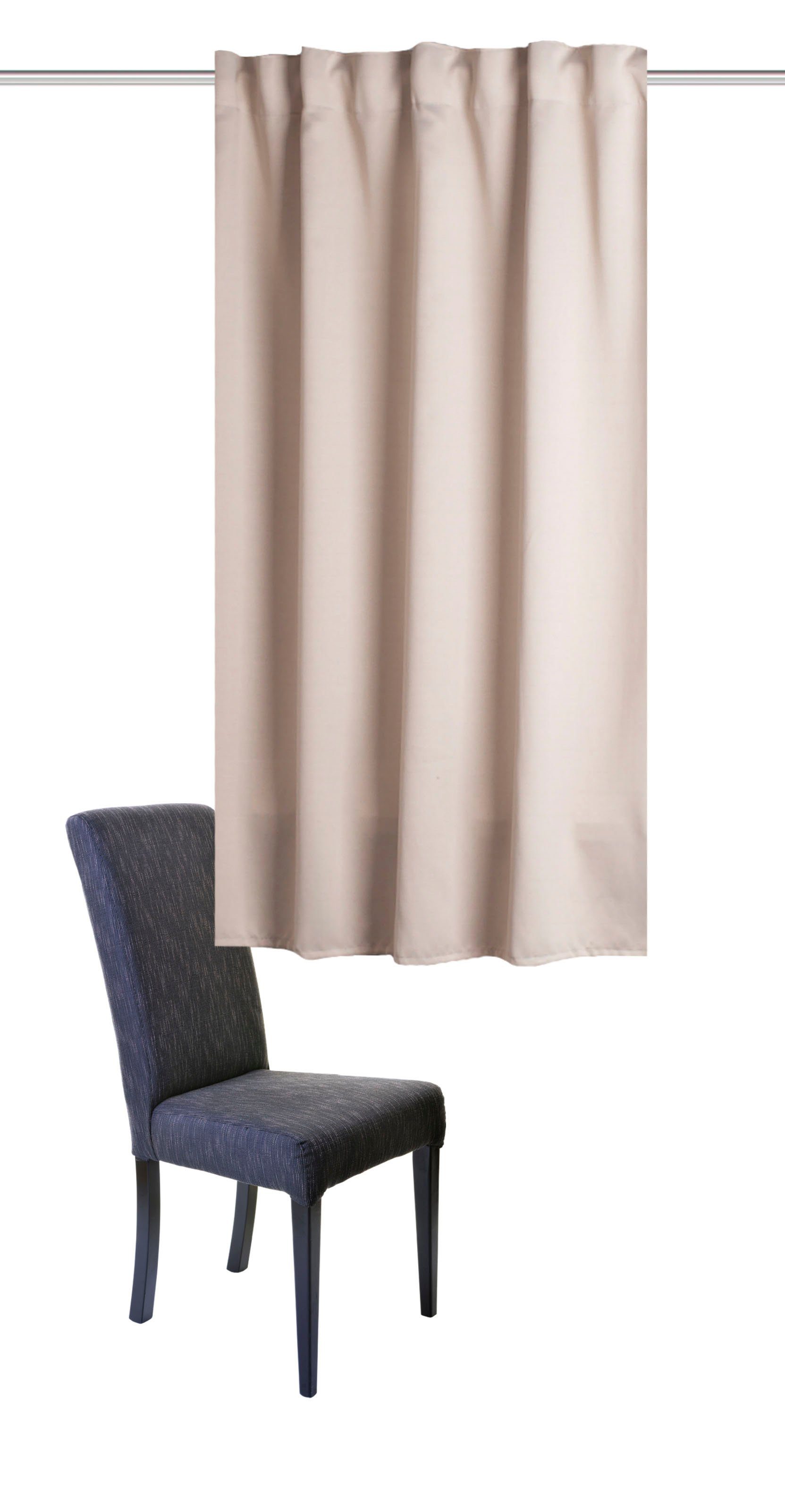 Home Basics Gordijn Blacky Kombibandschal BLACKY uni (1 stuk)