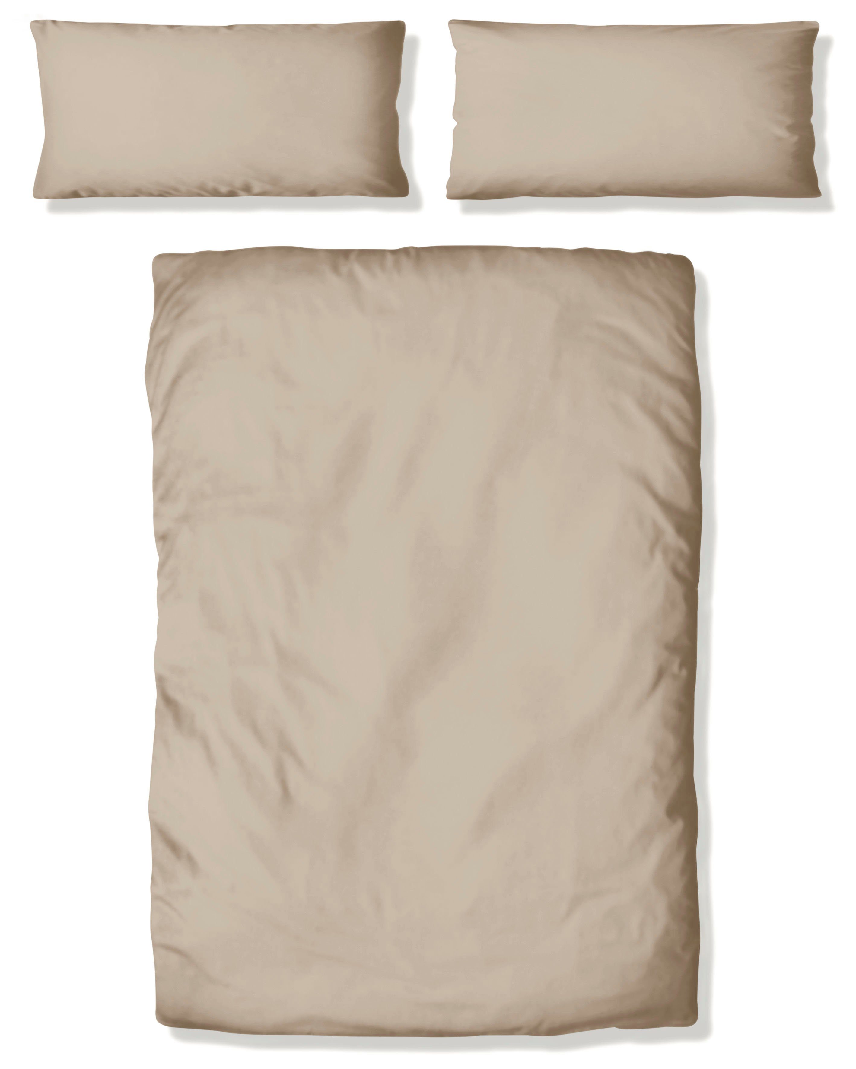 Guido Maria Kretschmer Home&Living Beddengoed Mila in 135x200, 155x220 of 200x200 cm Mako-satin, beddengoed van katoen, effen beddengoed