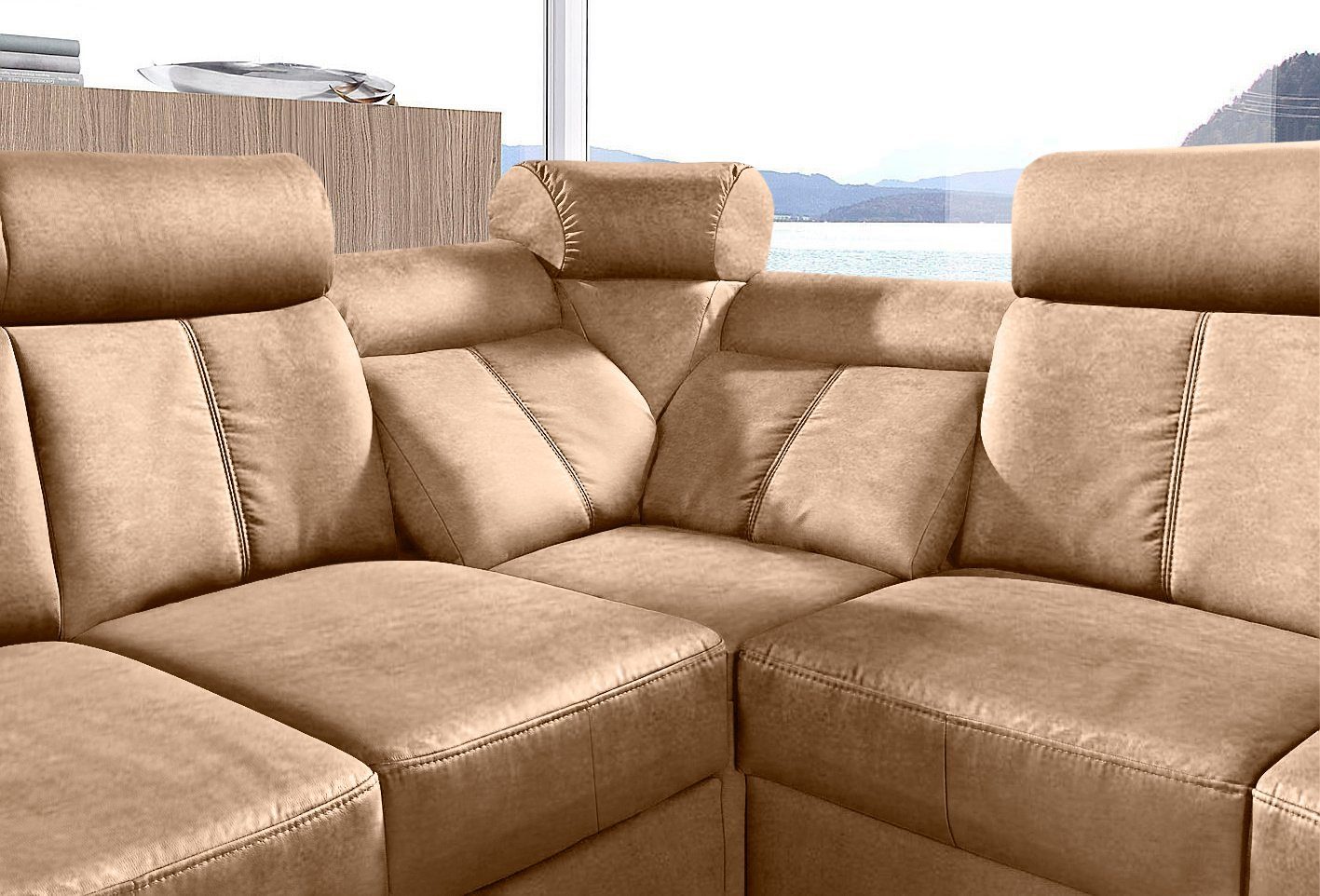 sit&more Hoekbank Basel L-vorm optioneel met relaxfunctie