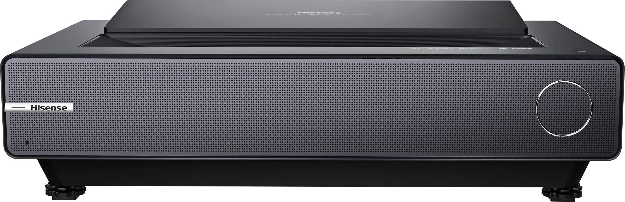 Hisense Laser-tv PX1-Pro 90-130 inch Trichroma laserprojector, 4K Ultra HD, 4k laser cinema, rgb lasertechnologie, android q - zonder scherm