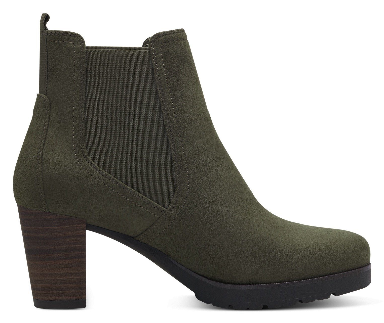 Tamaris 1-25403-43 Chelsea-laarzen voor dames, zwart leder, 36 EU