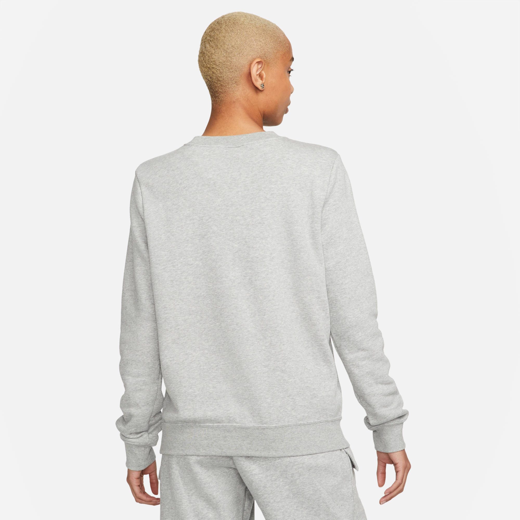 Nike Sportswear Sweatshirt Club Fleece Women's Logo Crew-Neck Sweatshirt