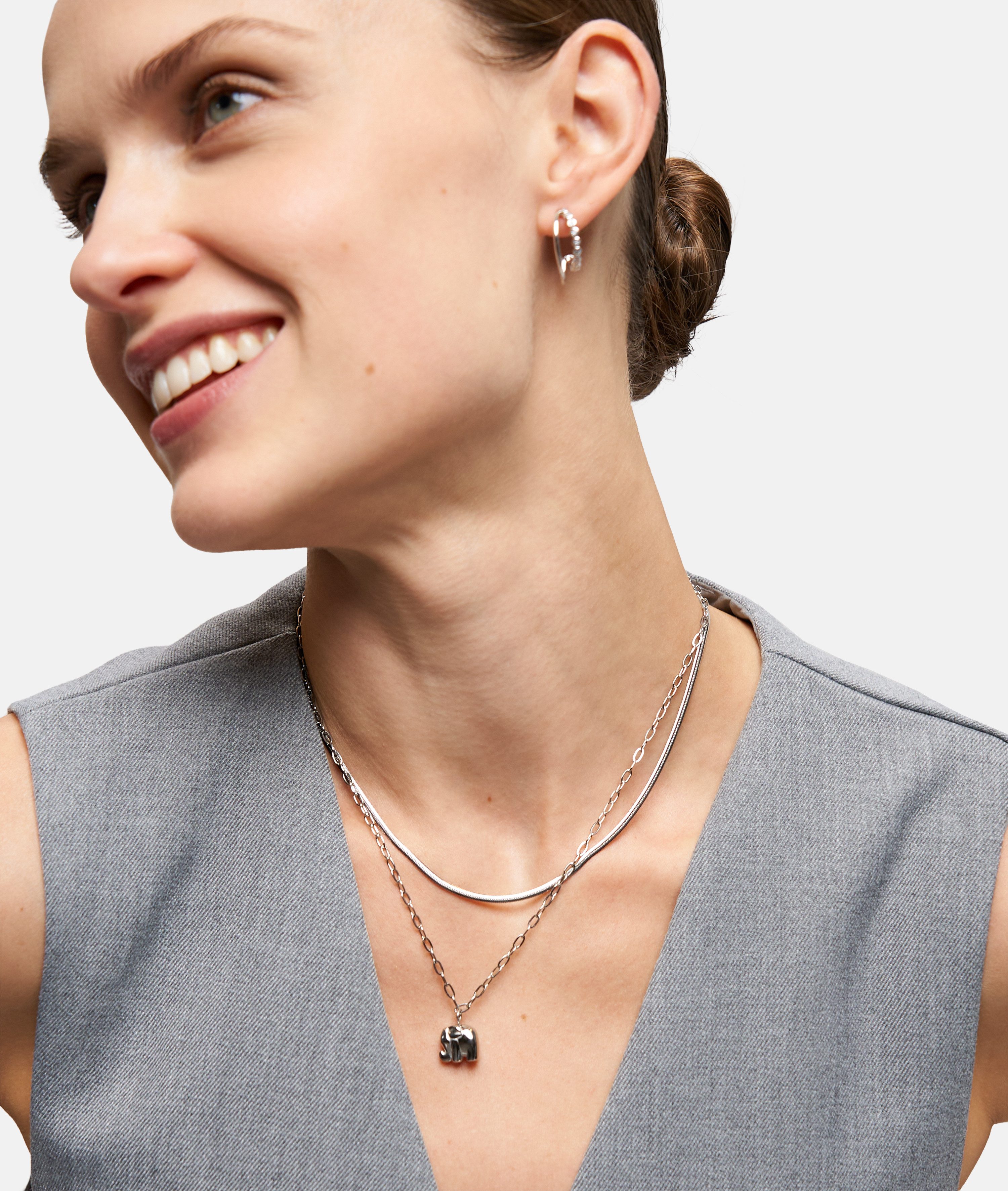Tamaris Kettingenset Sieraad Geschenk Roestvrijstalen Ketting Little Elephant (set, 3-delig)